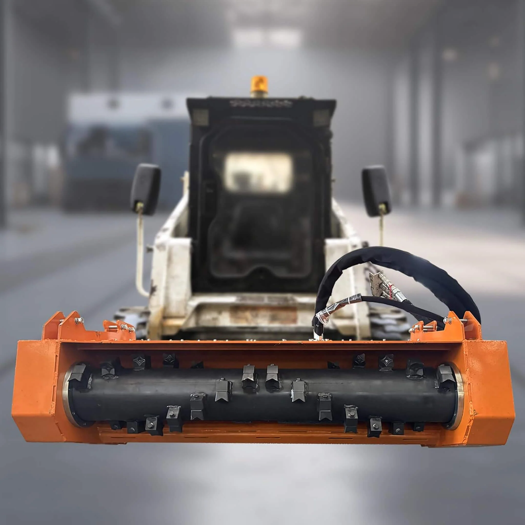 Heavy-Duty 60-Inch Hydraulic Skid Steer Loader Forestry Mulcher Attachment (SAK76249) - Image 6