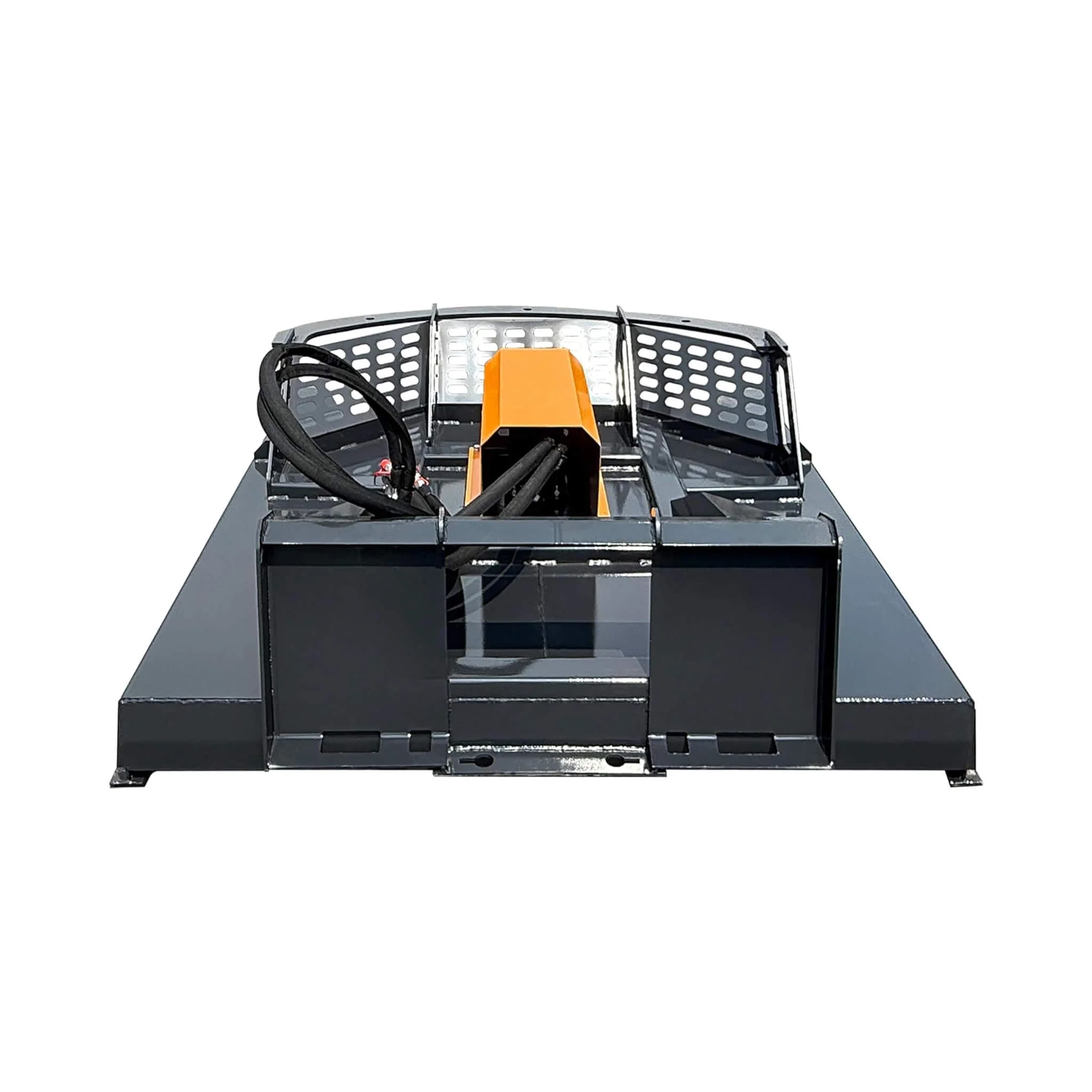 Heavy-Duty 66-Inch Open Front Deck Skid Steer Brush Cutter Attachment With 3 Steel Blades (SAK53108) - Image 4
