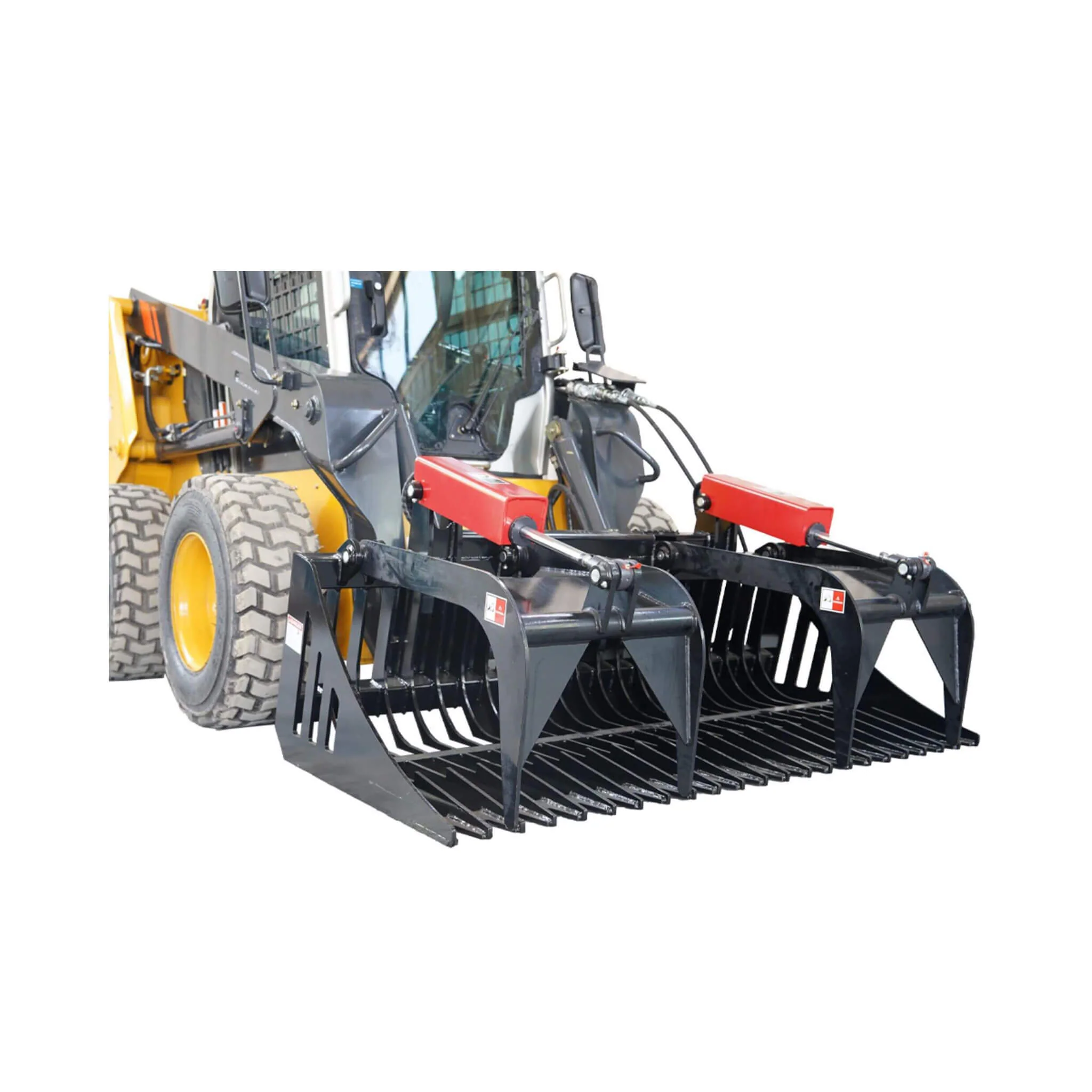 Heavy-Duty 72-Inch Rock Grapple Bucket Skid Steer Attachment With Quick Attach (SAK85019) - Image 5