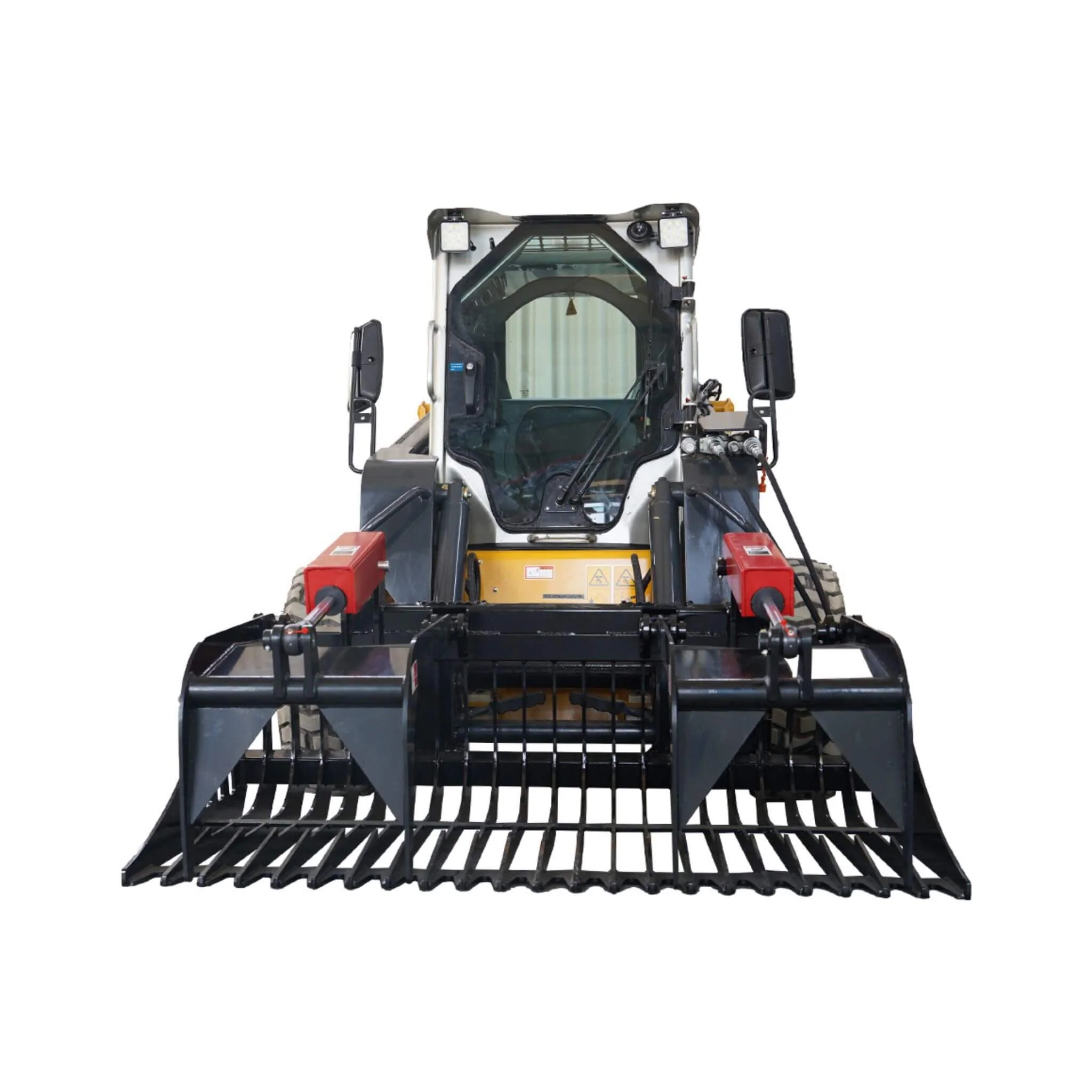 Heavy-Duty 72-Inch Rock Grapple Bucket Skid Steer Attachment With Quick Attach (SAK85019) - Image 6