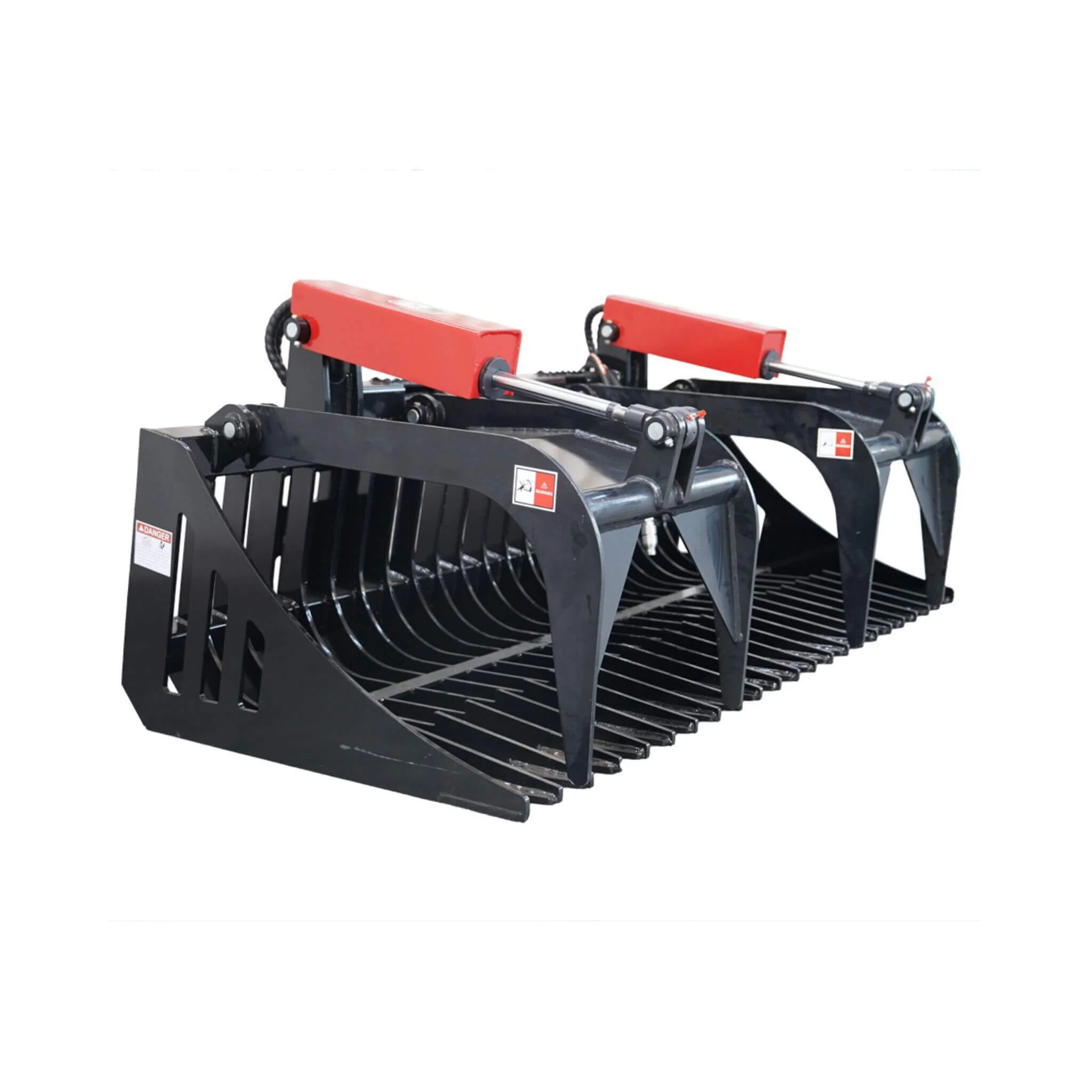 Heavy-Duty 72-Inch Rock Grapple Bucket Skid Steer Attachment With Quick Attach (SAK85019) - Image 9