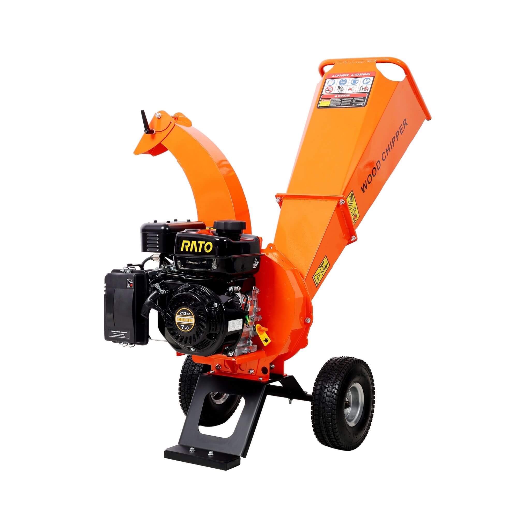 Heavy-Duty 7HP 212CC Gas Wood Chipper Shredder Mulcher (SAK59184) - Image 3