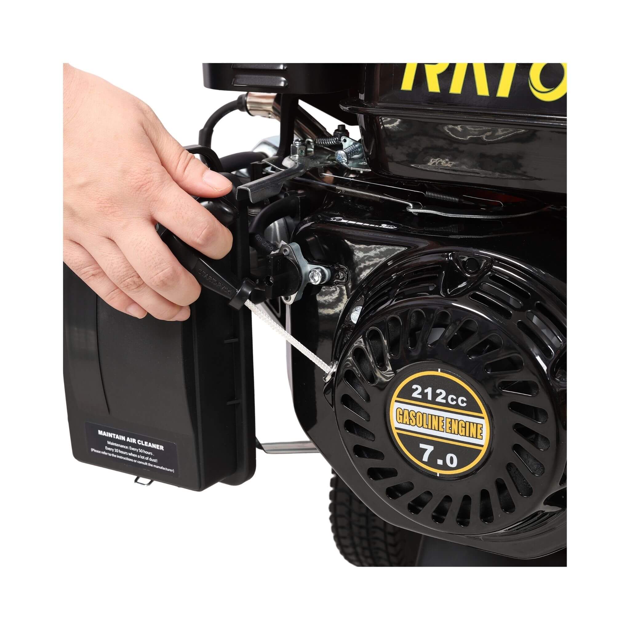Heavy-Duty 7HP 212CC Gas Wood Chipper Shredder Mulcher (SAK59184) - Image 4