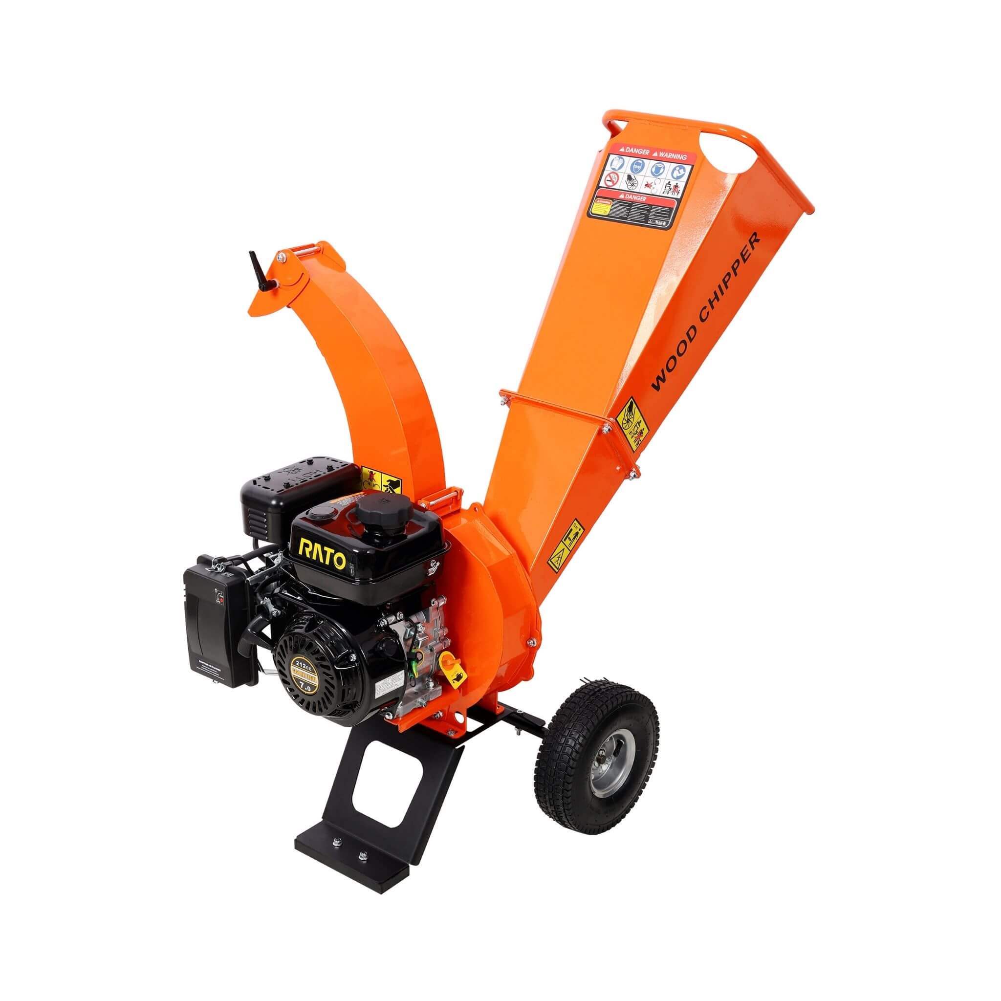 Heavy-Duty 7HP 212CC Gas Wood Chipper Shredder Mulcher (SAK59184) - Image 8