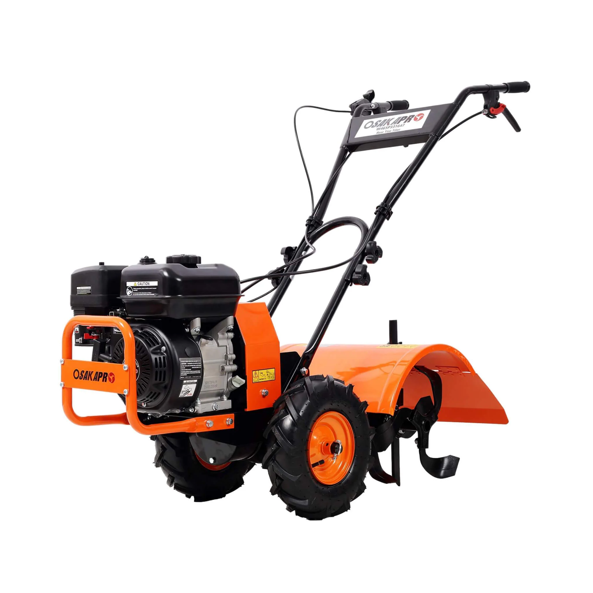 Heavy-Duty 7HP 212CC Rear Tine Power Tiller Gas Engine Garden Cultivator, 20 Inch (SAK83179) - Image 5
