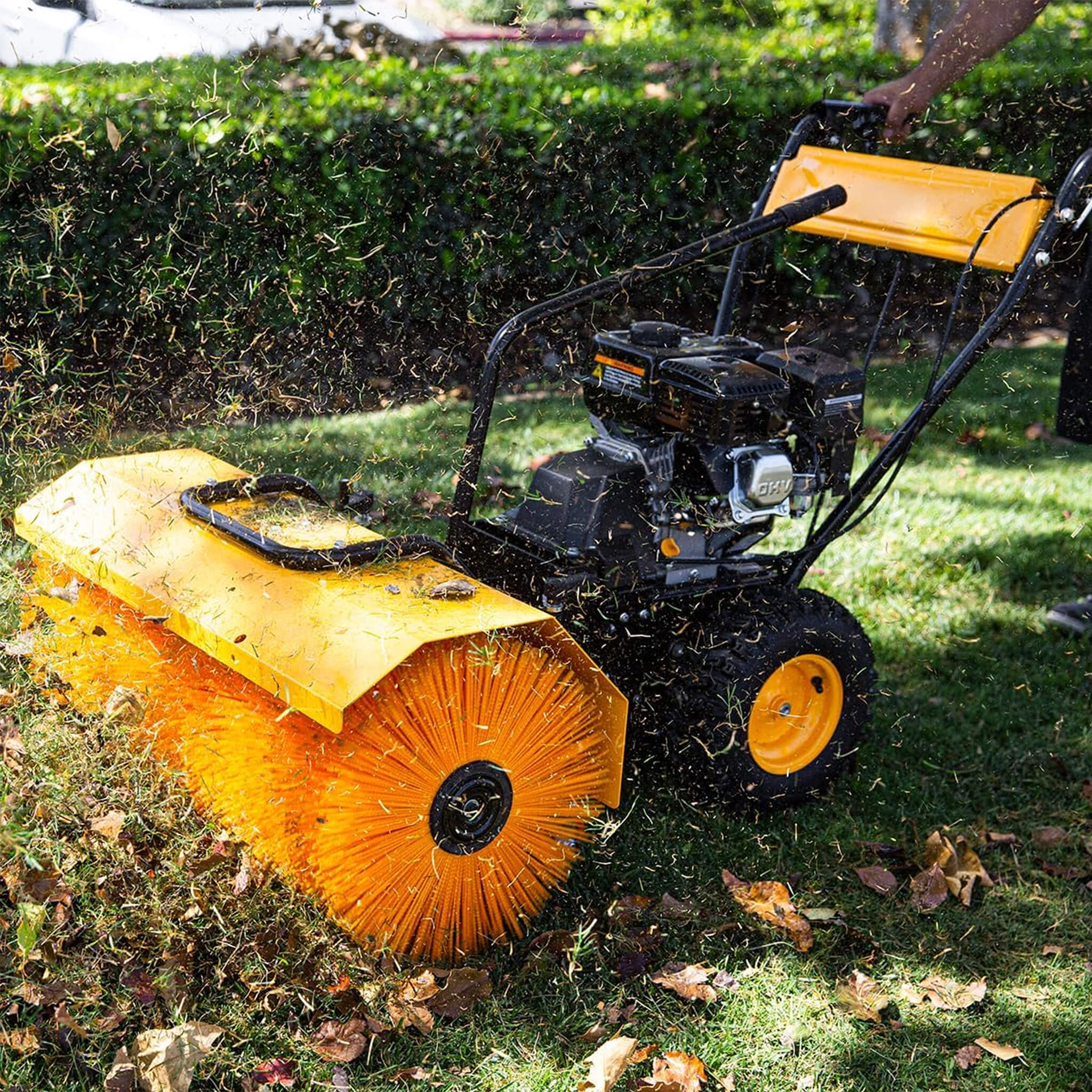 Heavy-Duty 7HP 31-Inch Commercial Walk-Behind Gas-Powered Sweeper (SAK25489) - Image 3