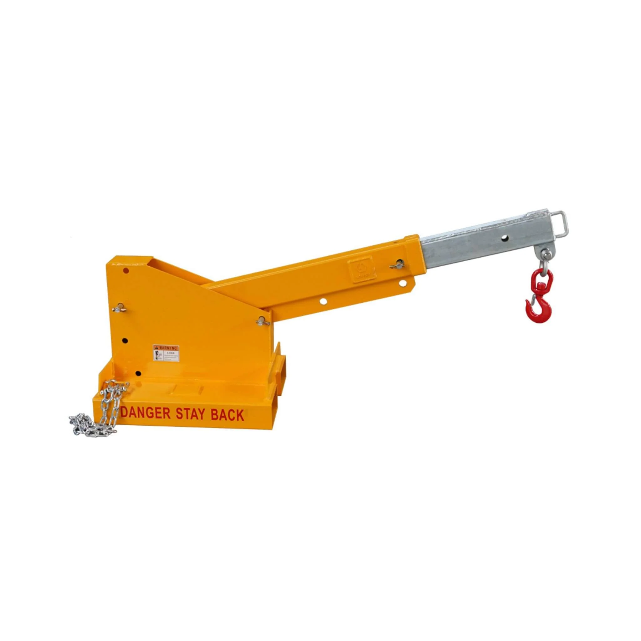Heavy-Duty 80-Inch 2500KG Fork Mounted Telescopic Jib Boom Forklift Crane (SAK90437) - Image 3