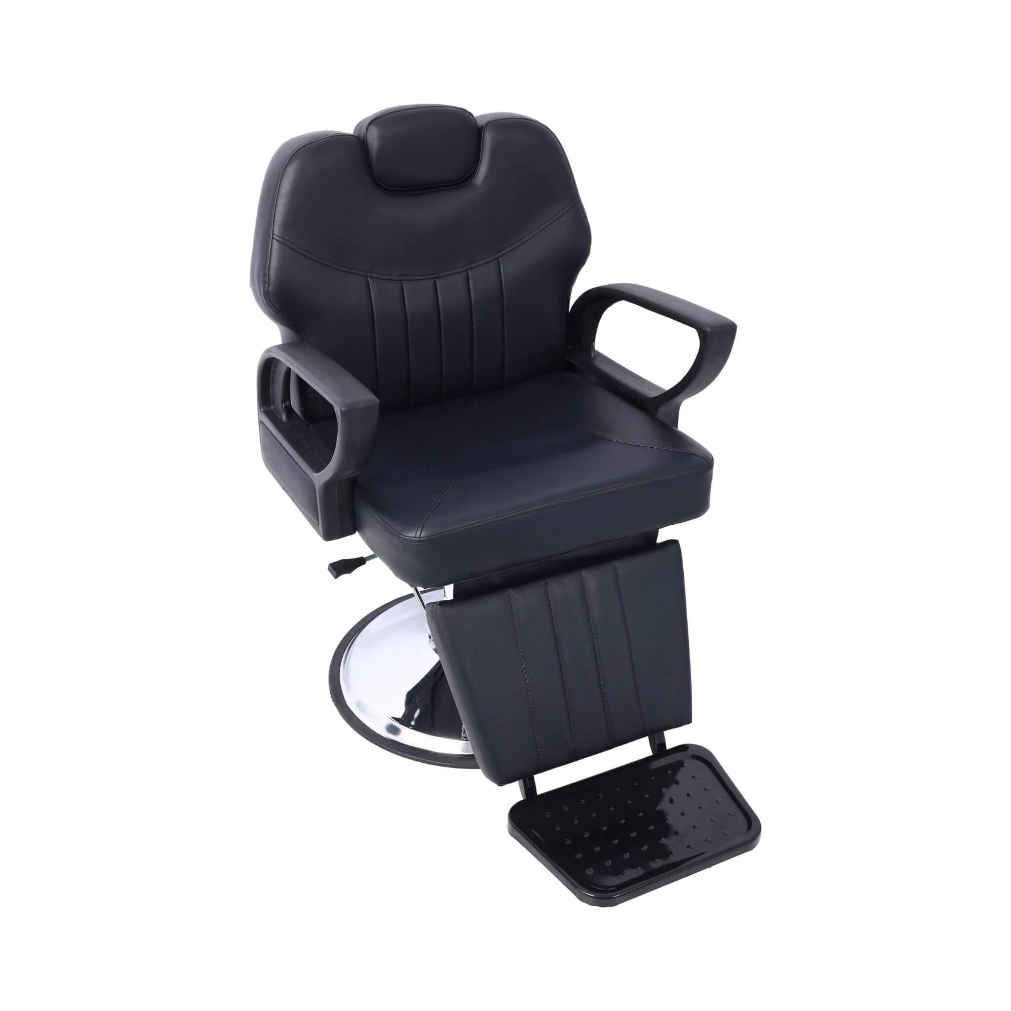 Heavy-Duty All-Purpose Extra Wide PU Leather Hydraulic Reclining Barber Chair (SAK74613) - Image 10