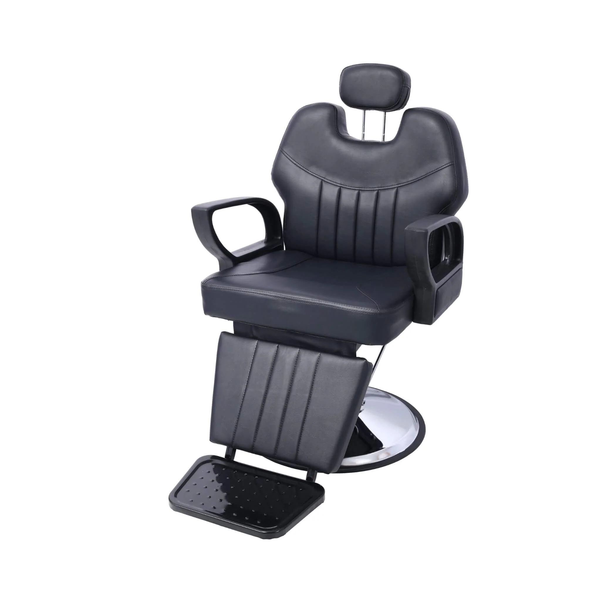 Heavy-Duty All-Purpose Extra Wide PU Leather Hydraulic Reclining Barber Chair (SAK74613) - Image 12
