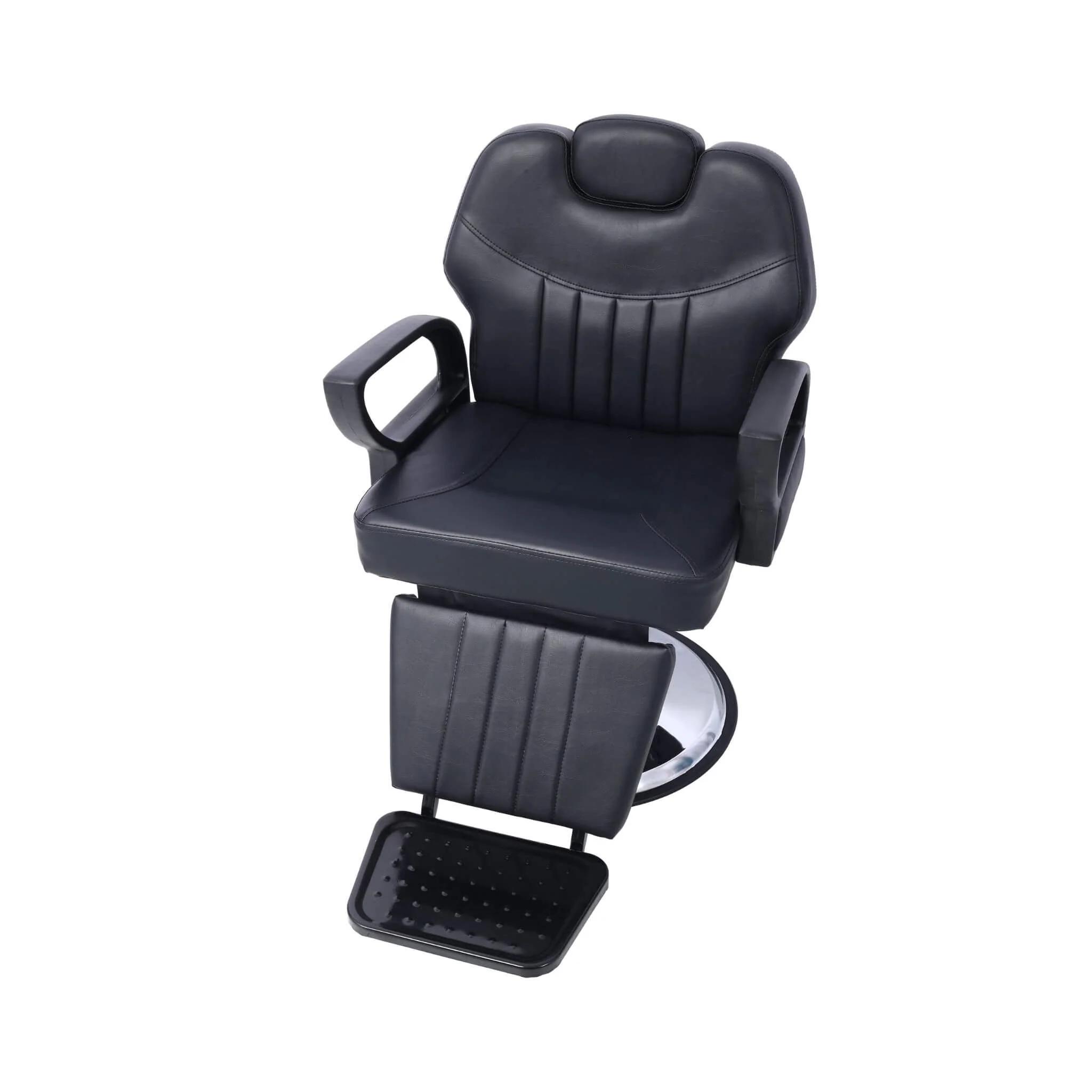 Heavy-Duty All-Purpose Extra Wide PU Leather Hydraulic Reclining Barber Chair (SAK74613) - Image 7