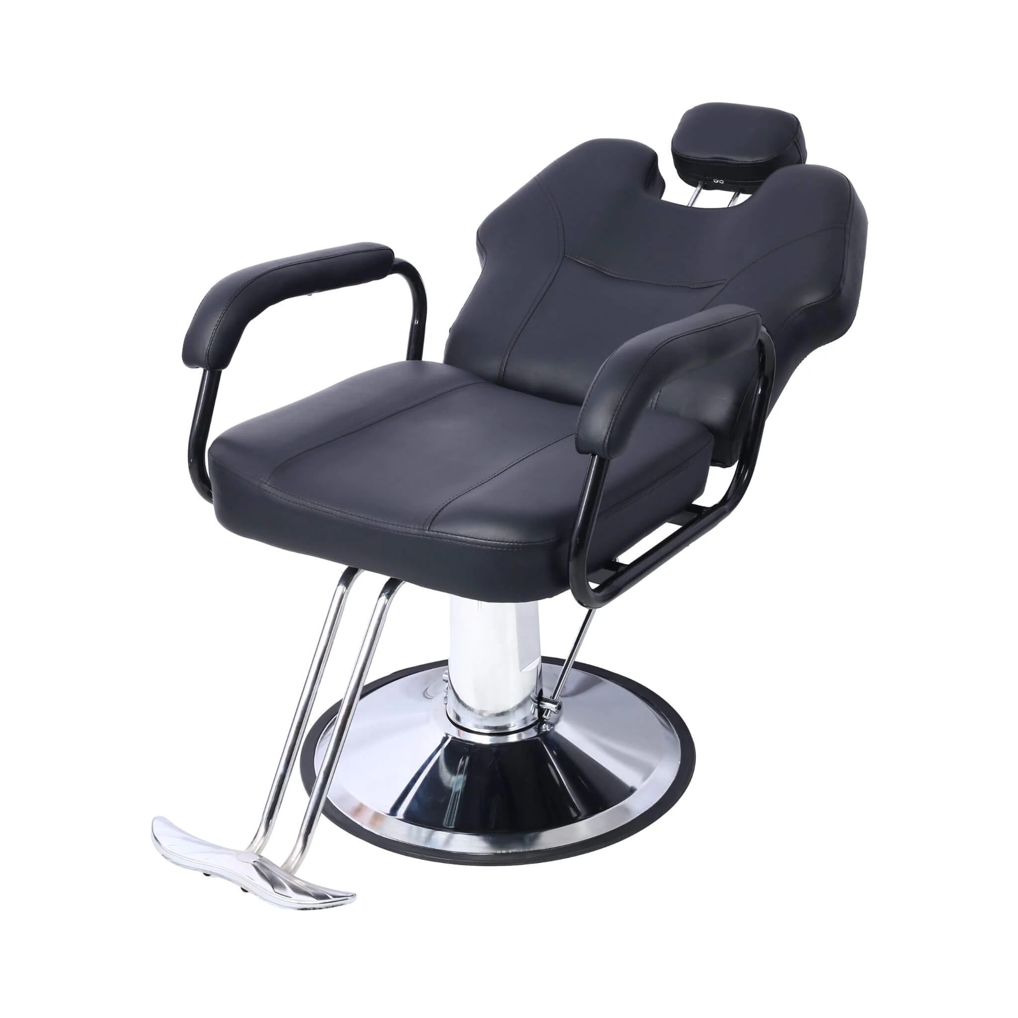 Heavy-Duty All-Purpose Ultra-Comfortable Hydraulic Reclining Barber Chair For Salons And Barber Shops (SAK97418) - Image 13