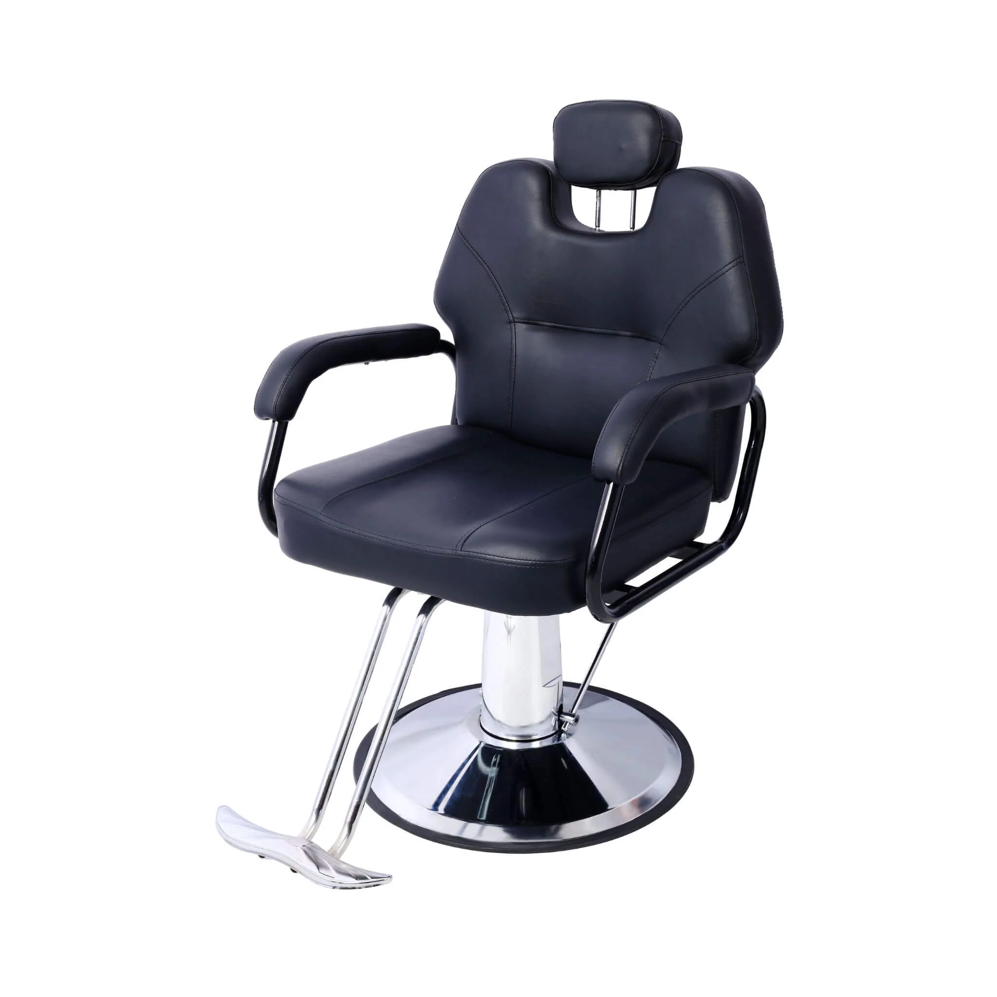 Heavy-Duty All-Purpose Ultra-Comfortable Hydraulic Reclining Barber Chair For Salons And Barber Shops (SAK97418) - Image 9
