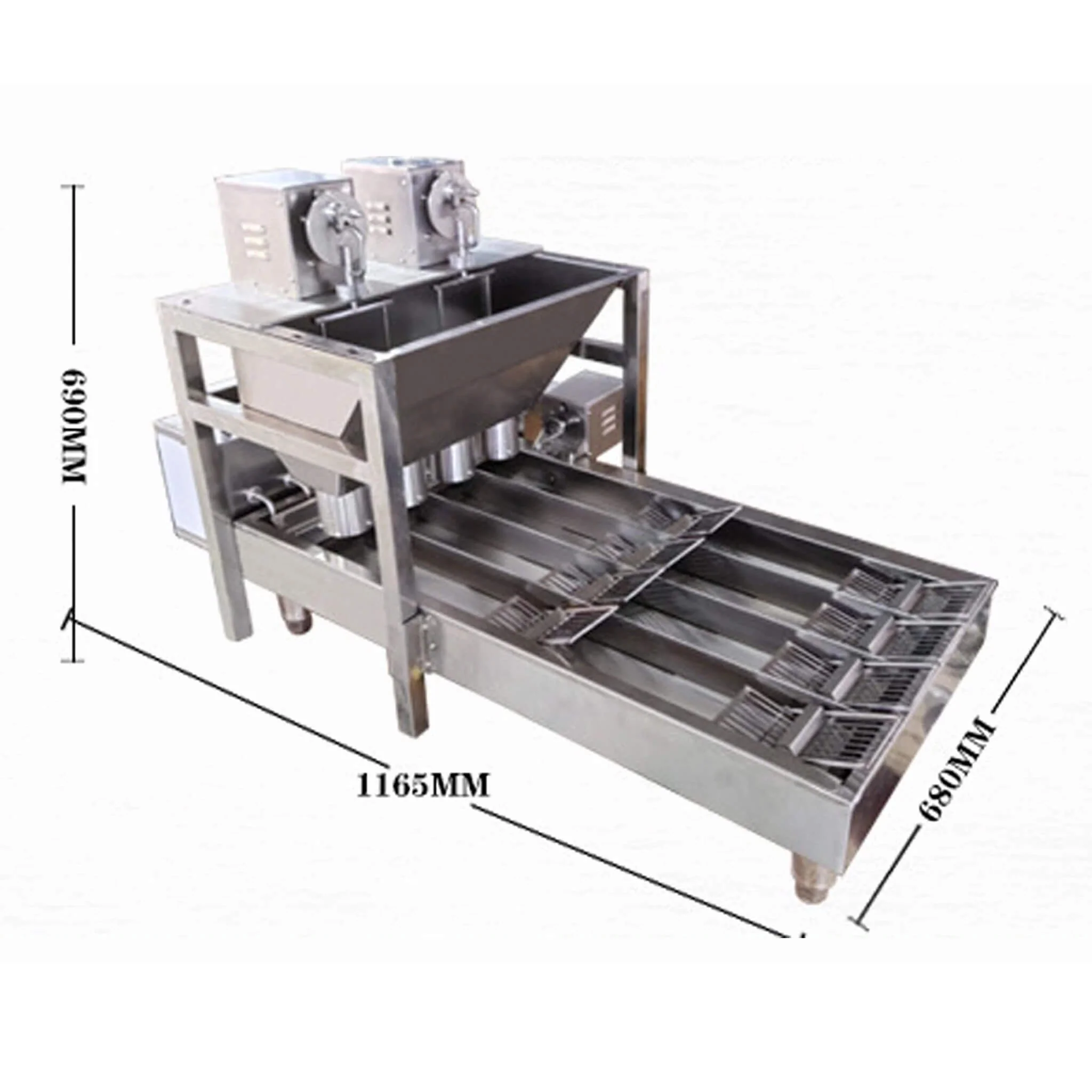 Heavy-Duty Automatic Commercial 4-Row Donut Maker Machine (SAK29401) - Image 10