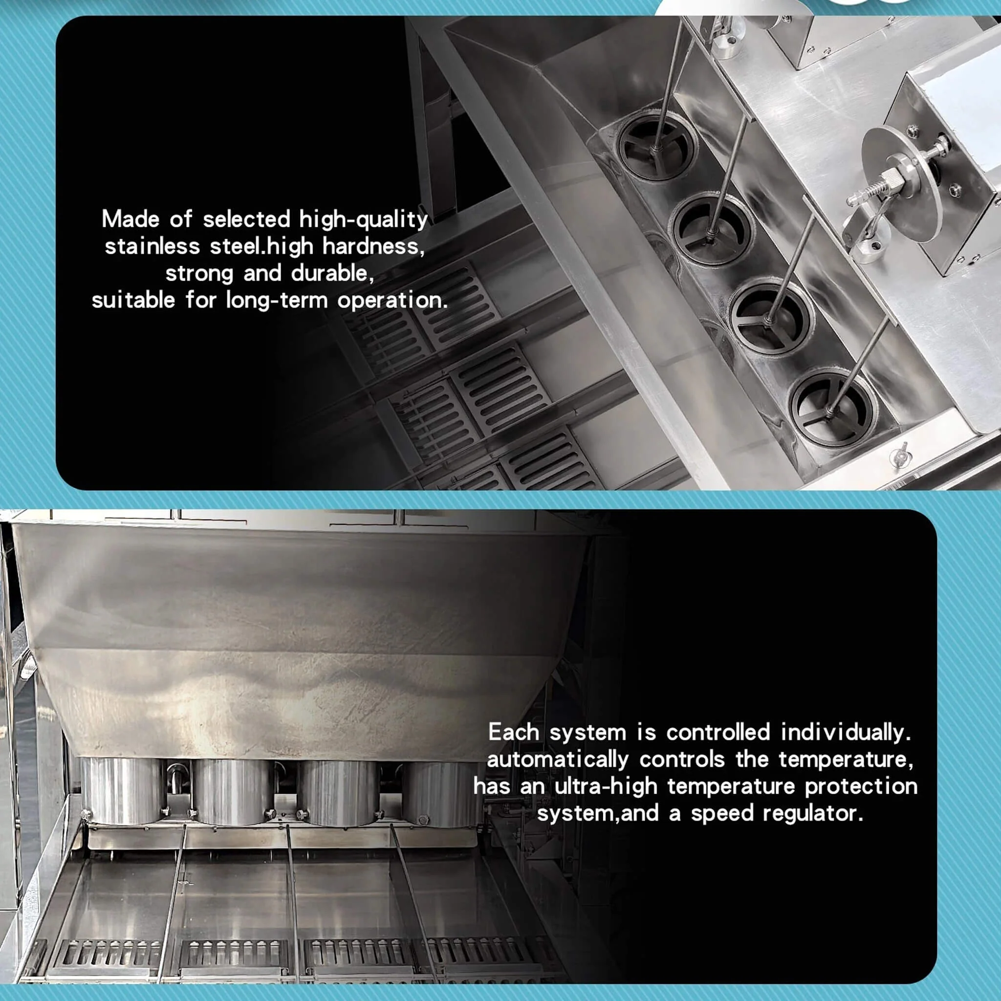 Heavy-Duty Automatic Commercial 4-Row Donut Maker Machine (SAK29401) - Image 8