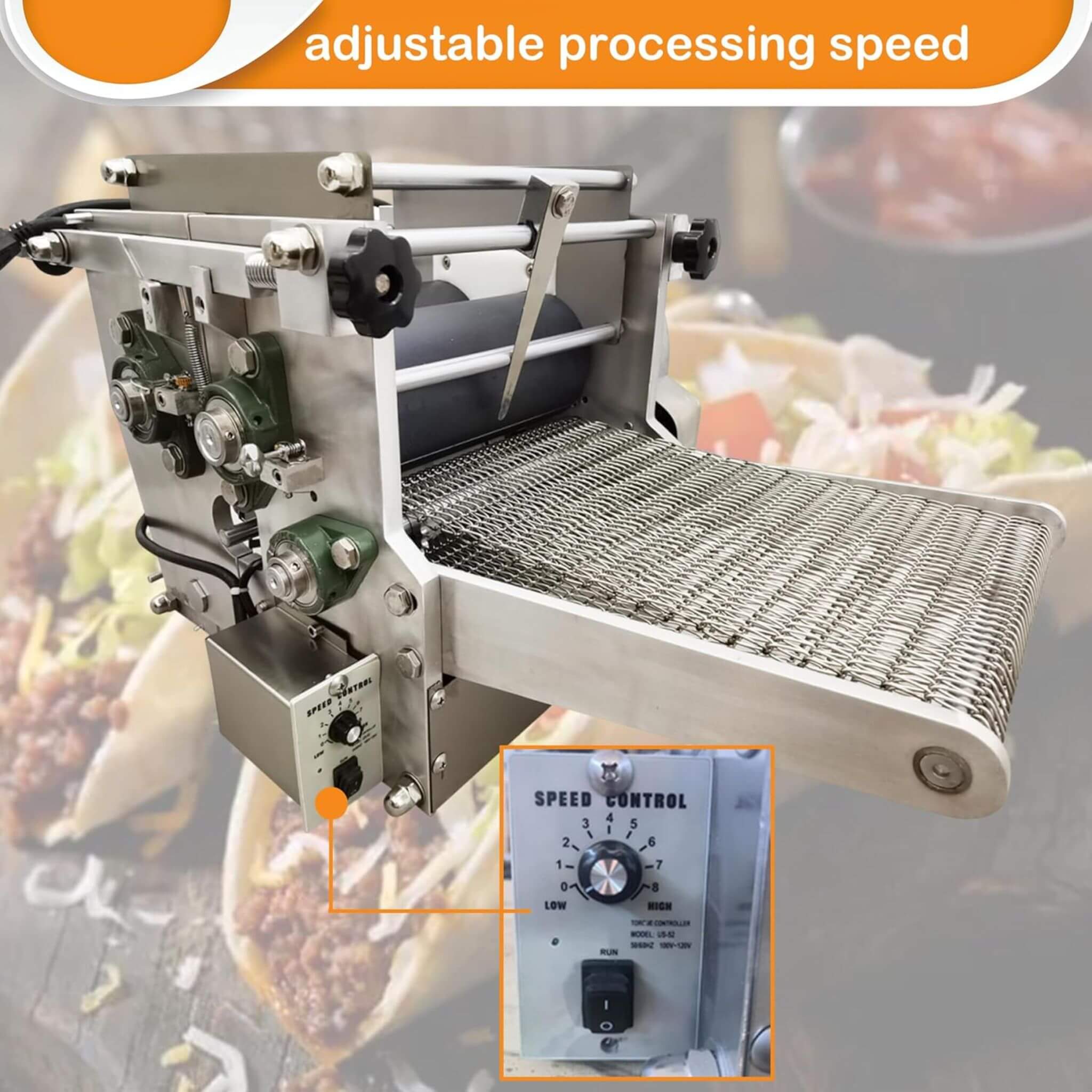 Heavy-Duty Commercial Automatic Corn Tortilla Making Machine (SAK60513) - Image 3