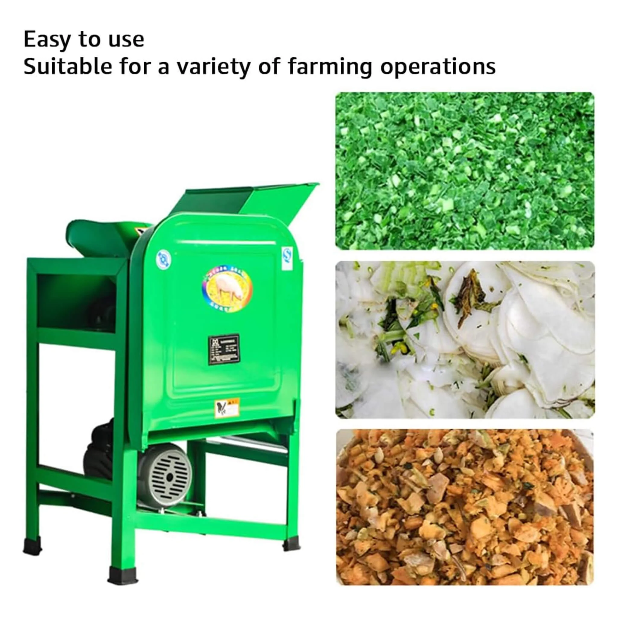 Heavy-Duty Electric Commercial Forage Harvester Hay Chopper (SAK98740) - Image 4