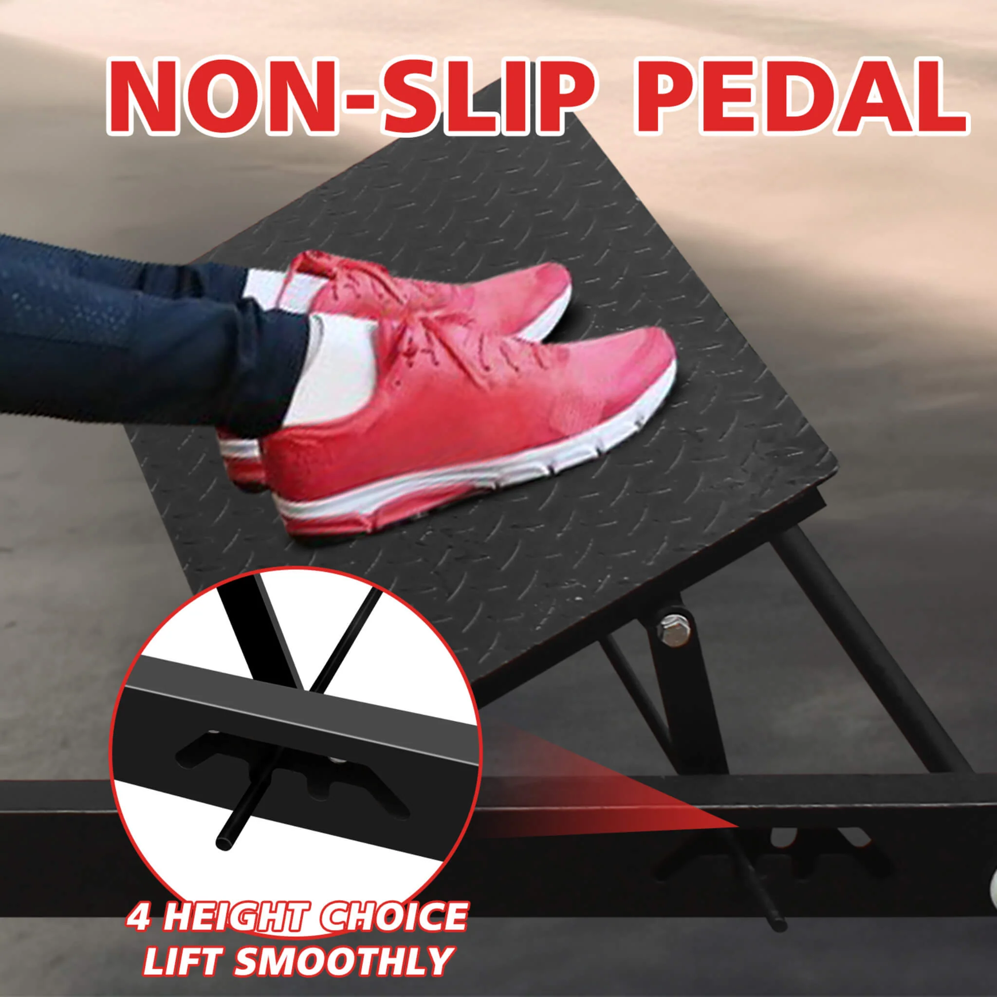 Heavy-Duty High Strength Steel Hip Thruster With Non-Slip Handles And Comfortable Foam Paddings (SAK92581) - Image 4