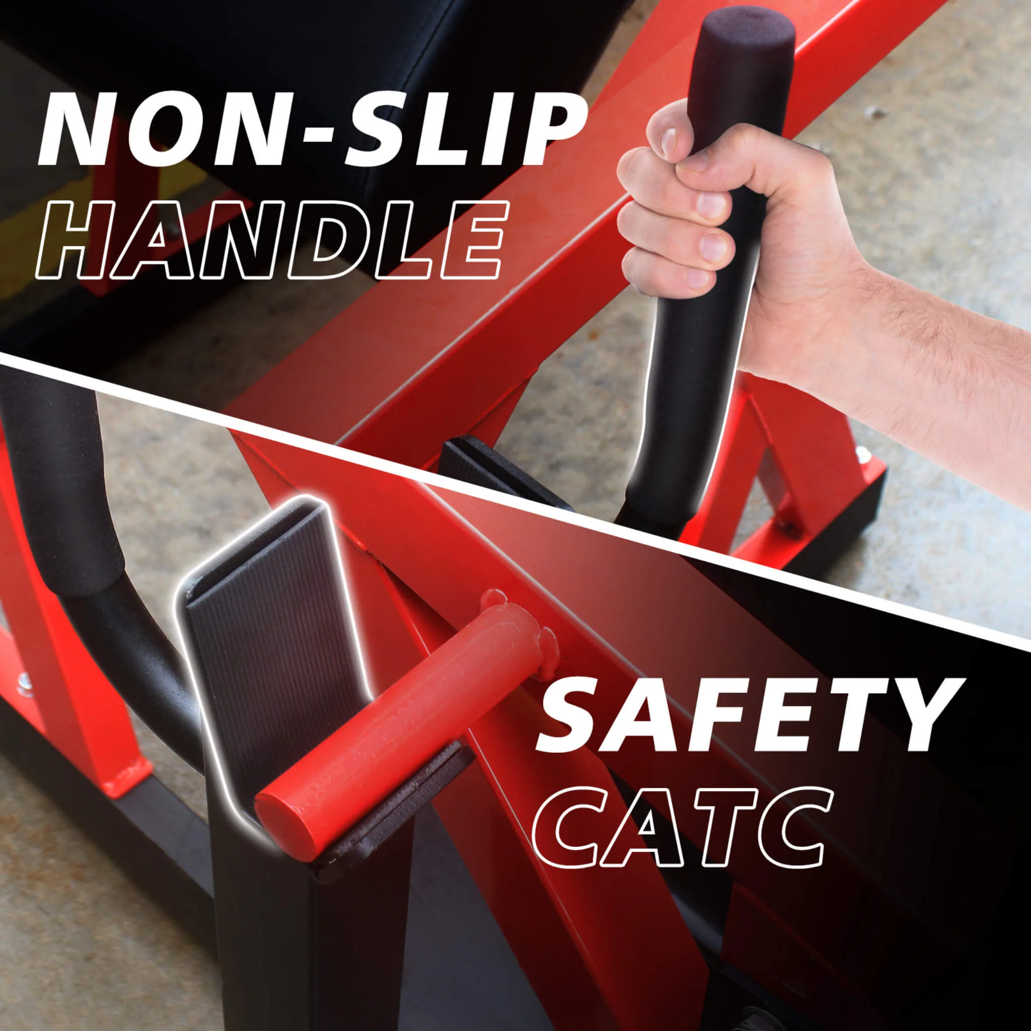 Heavy-Duty High Strength Steel Hip Thruster With Non-Slip Handles And Comfortable Foam Paddings (SAK92581) - Image 6