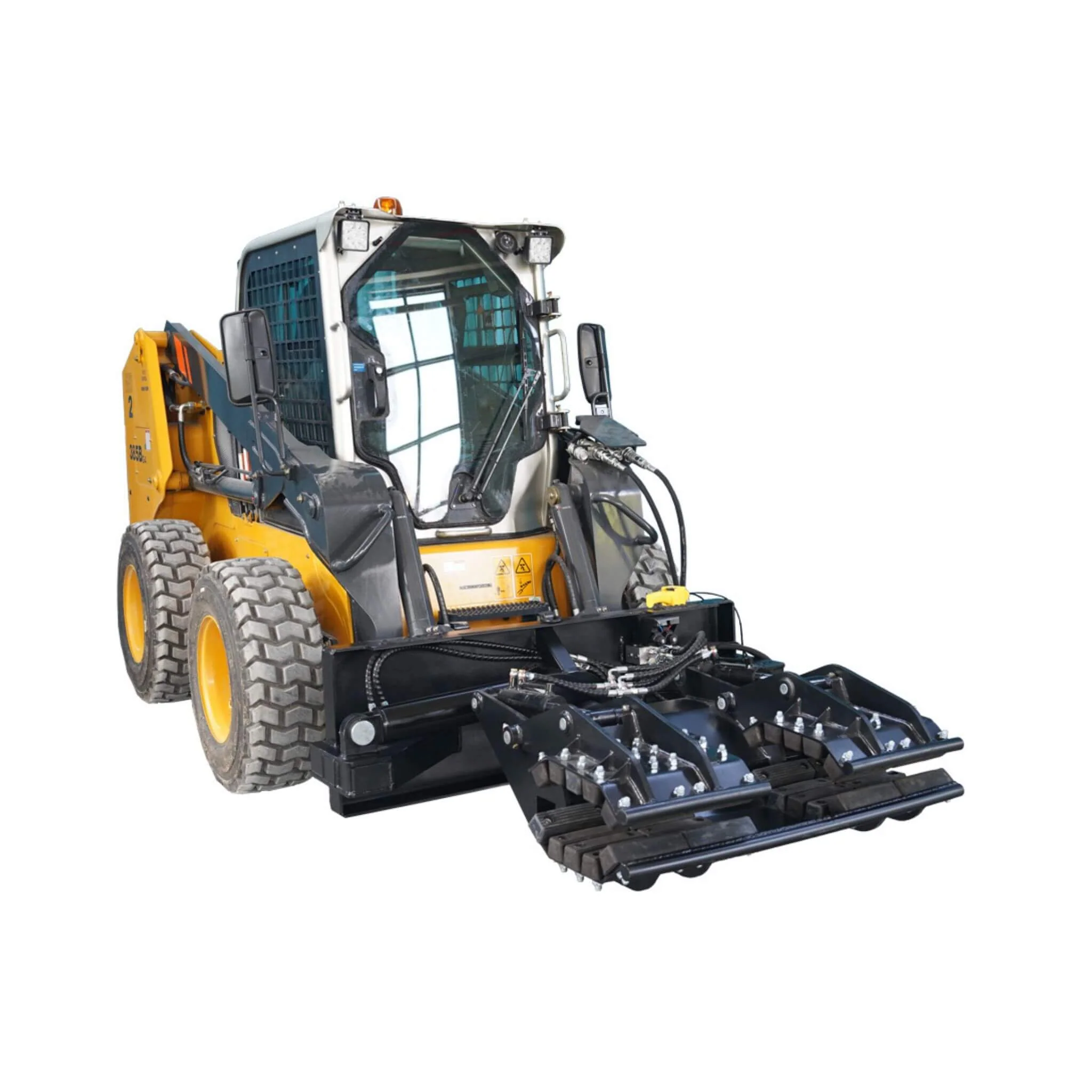 Heavy-Duty Hydraulic Grapple Rock And Pole Claw Skid Steer Attachment (SAK68042) - Image 3