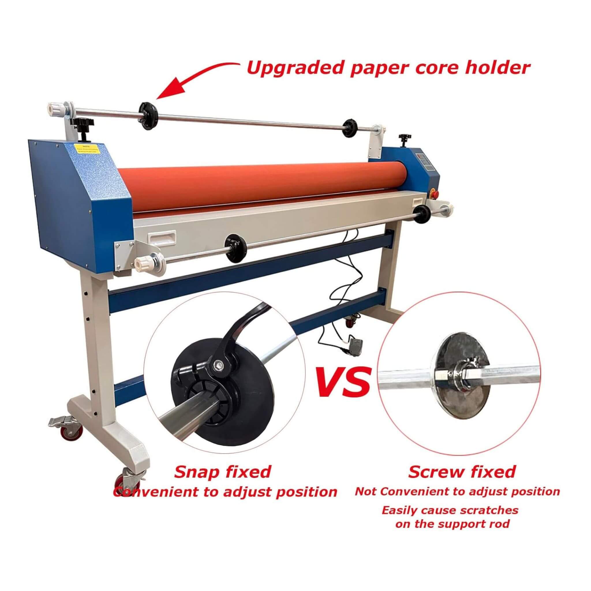 Heavy-Duty Industrial 110V Laminating Machine With Holder Rod (SAK68035) - Image 9