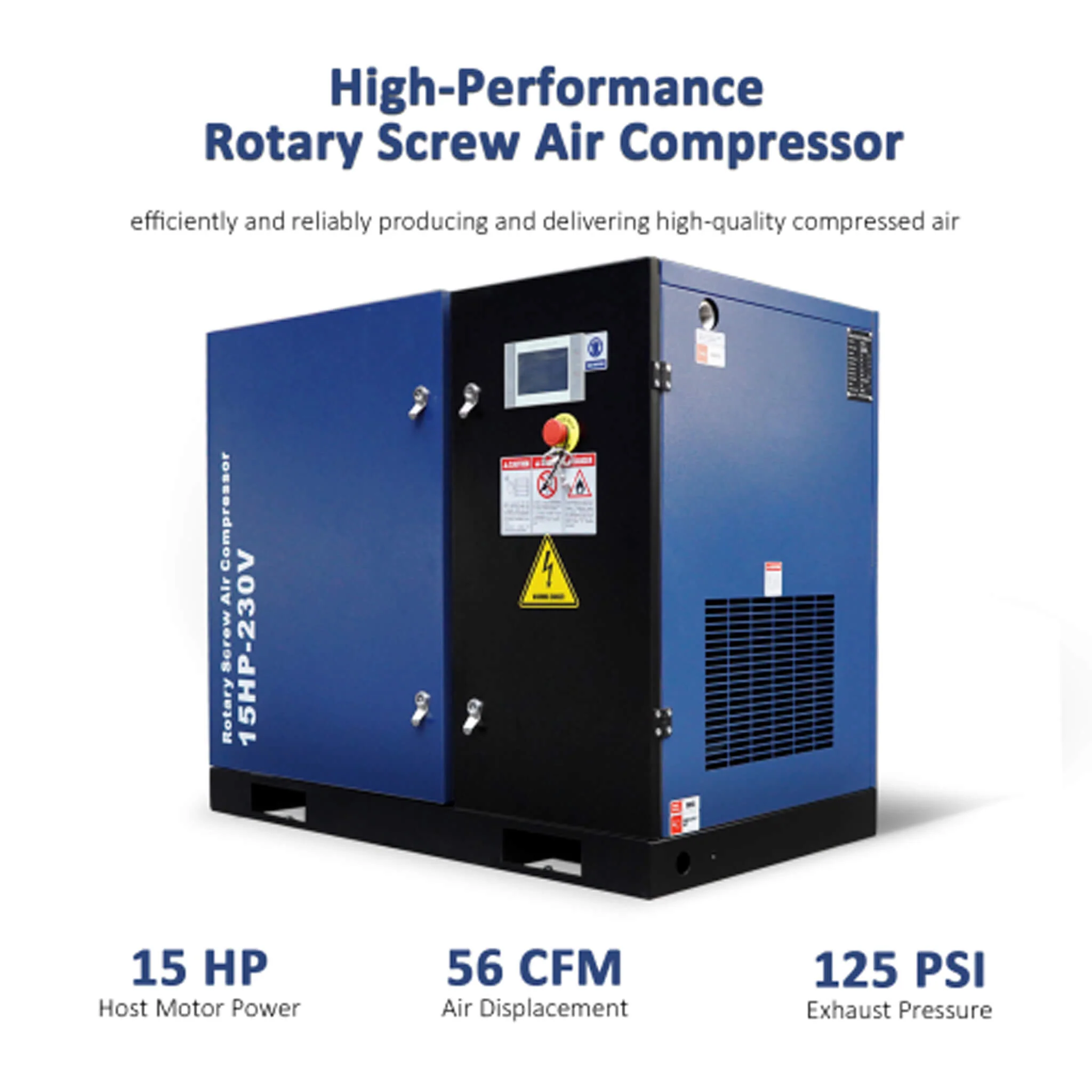 Heavy-Duty Industrial Rotary Screw Air Compressor (SAK04891) - Image 15