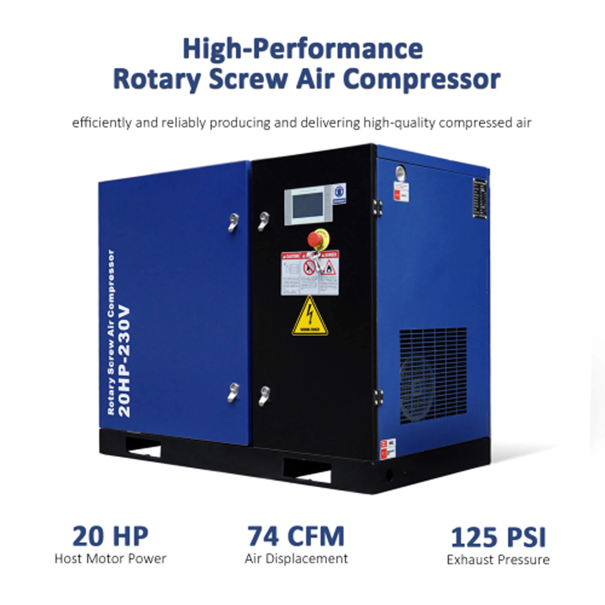 Heavy-Duty Industrial Rotary Screw Air Compressor (SAK04891) - Image 16