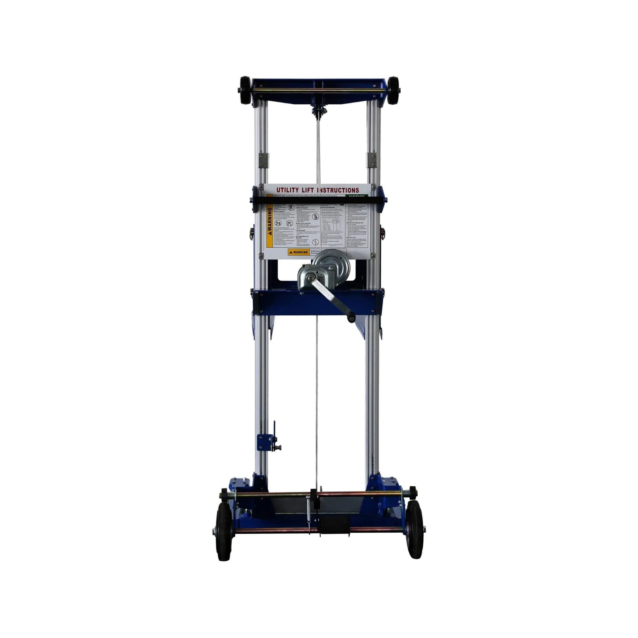Heavy-Duty Lightweight Manual Hand Crank Straddle Stacker With Adjustable Straddle Legs, 400LBS (SAK94576) - Image 5