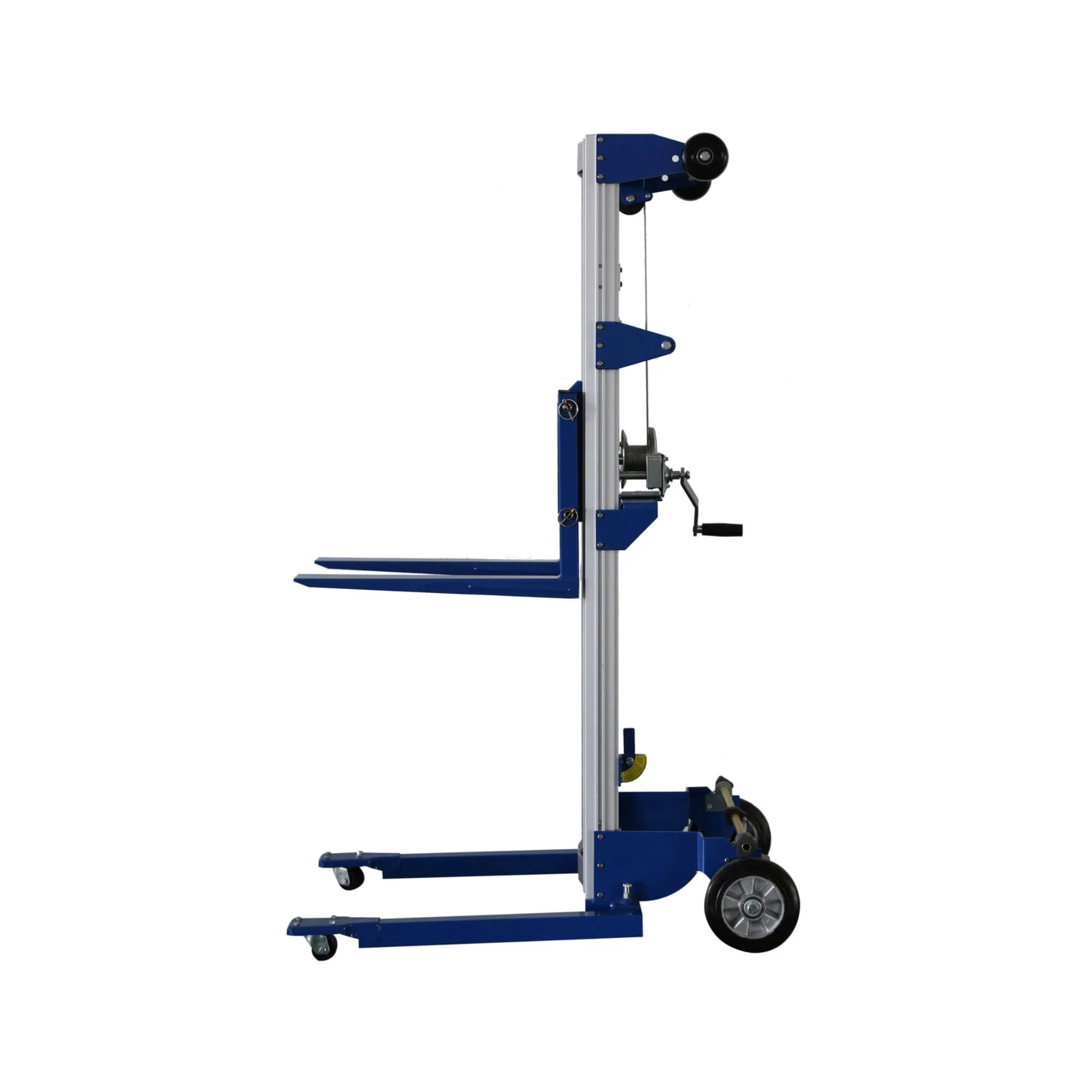 Heavy-Duty Lightweight Manual Hand Crank Straddle Stacker With Adjustable Straddle Legs, 400LBS (SAK94576) - Image 6