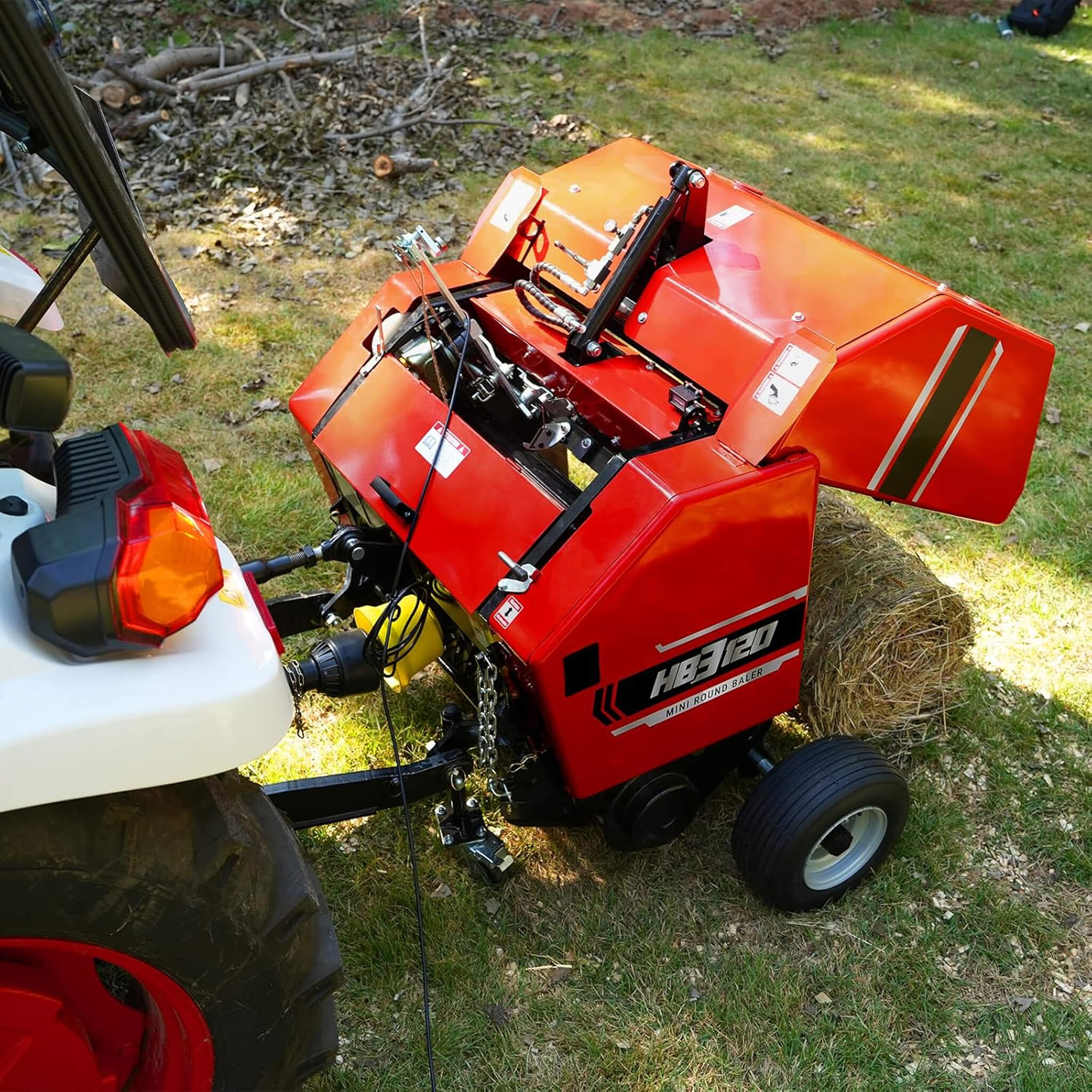 Heavy-Duty Mini Round Hay Tractor Baler With Twine Wrap (SAK36194) - Image 12