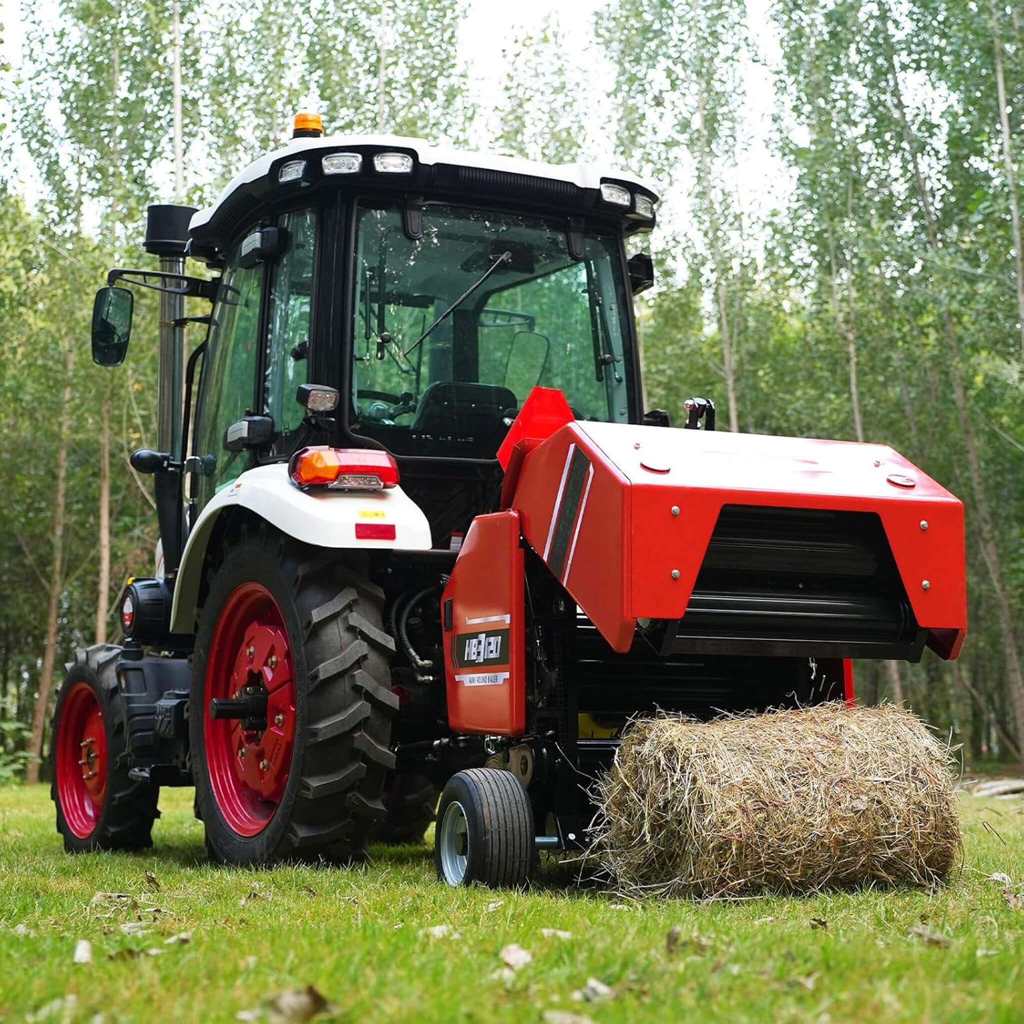 Heavy-Duty Mini Round Hay Tractor Baler With Twine Wrap (SAK36194) - Image 3