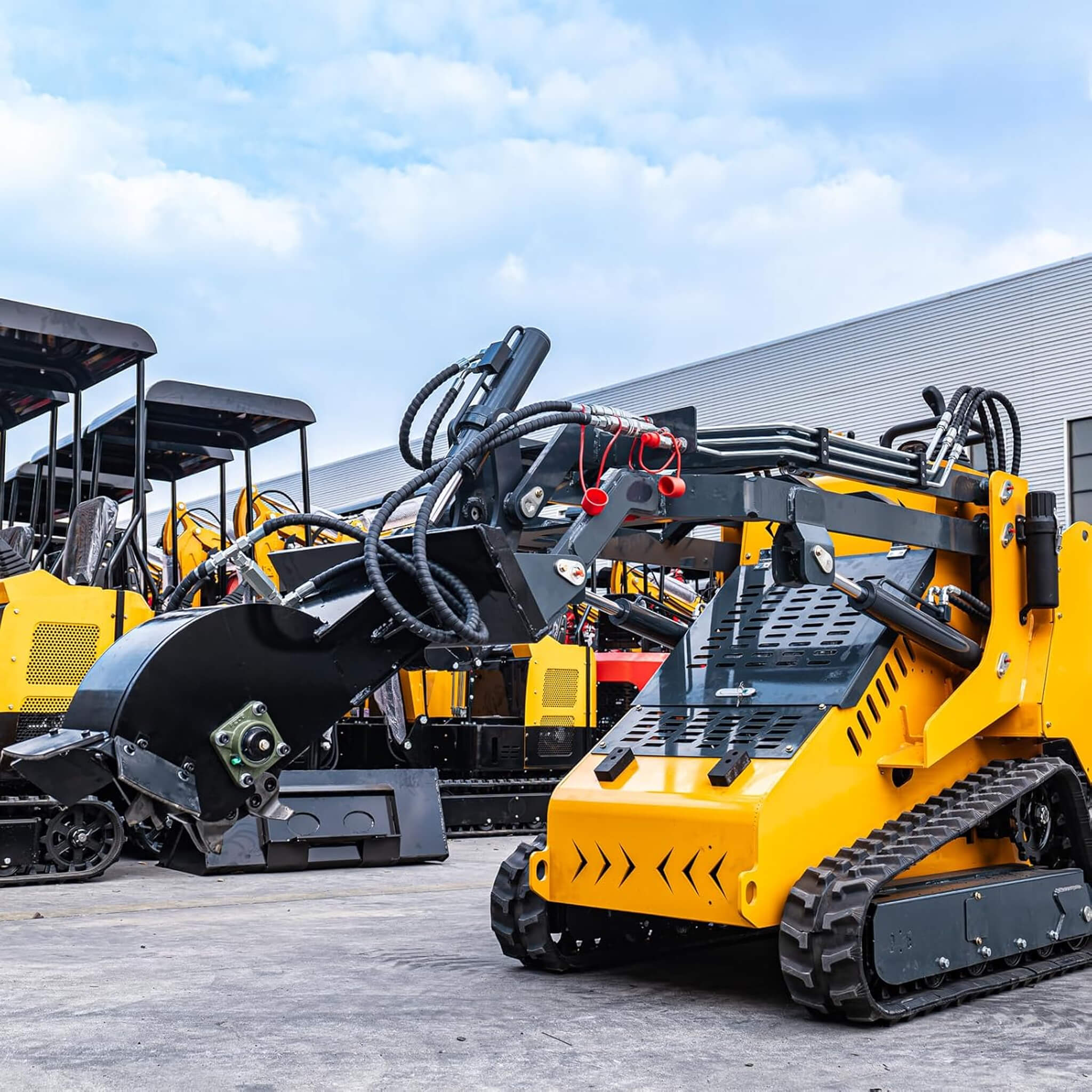Heavy-Duty Mini Skid Steer Stump Grinder Attachment With Carbide Steel Teeth (SAK57481) - Image 6