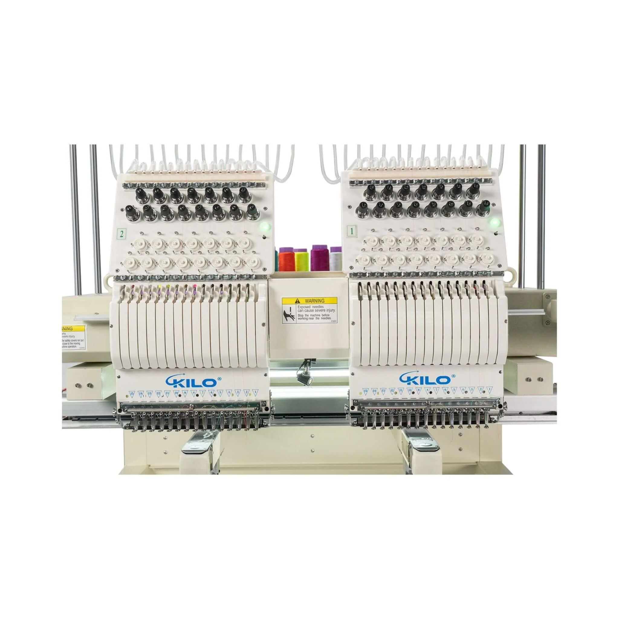 Heavy-Duty Multi-Functional Commercial 15-Needle Double Head Embroidery Machine (SAK76814) - Image 6