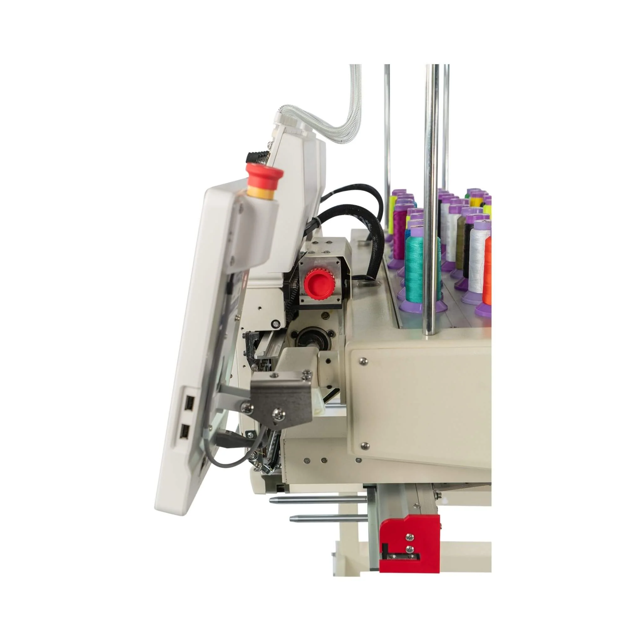 Heavy-Duty Multi-Functional Commercial 15-Needle Double Head Embroidery Machine (SAK76814) - Image 7