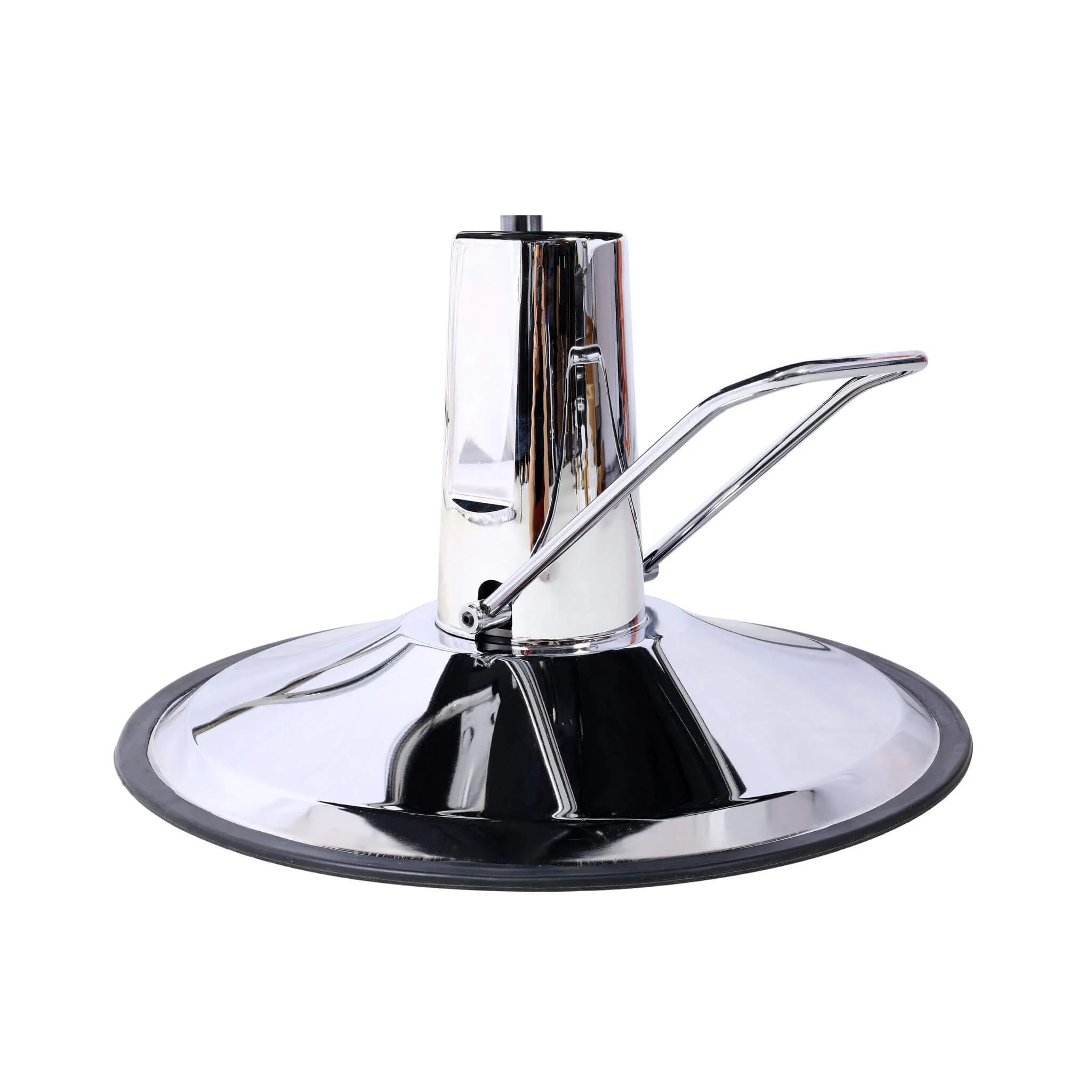 Heavy-Duty Multifunctional PU Leather Reclining Hydraulic Barber Chair W/ Chrome Steel Base (SAK35719) - Image 8