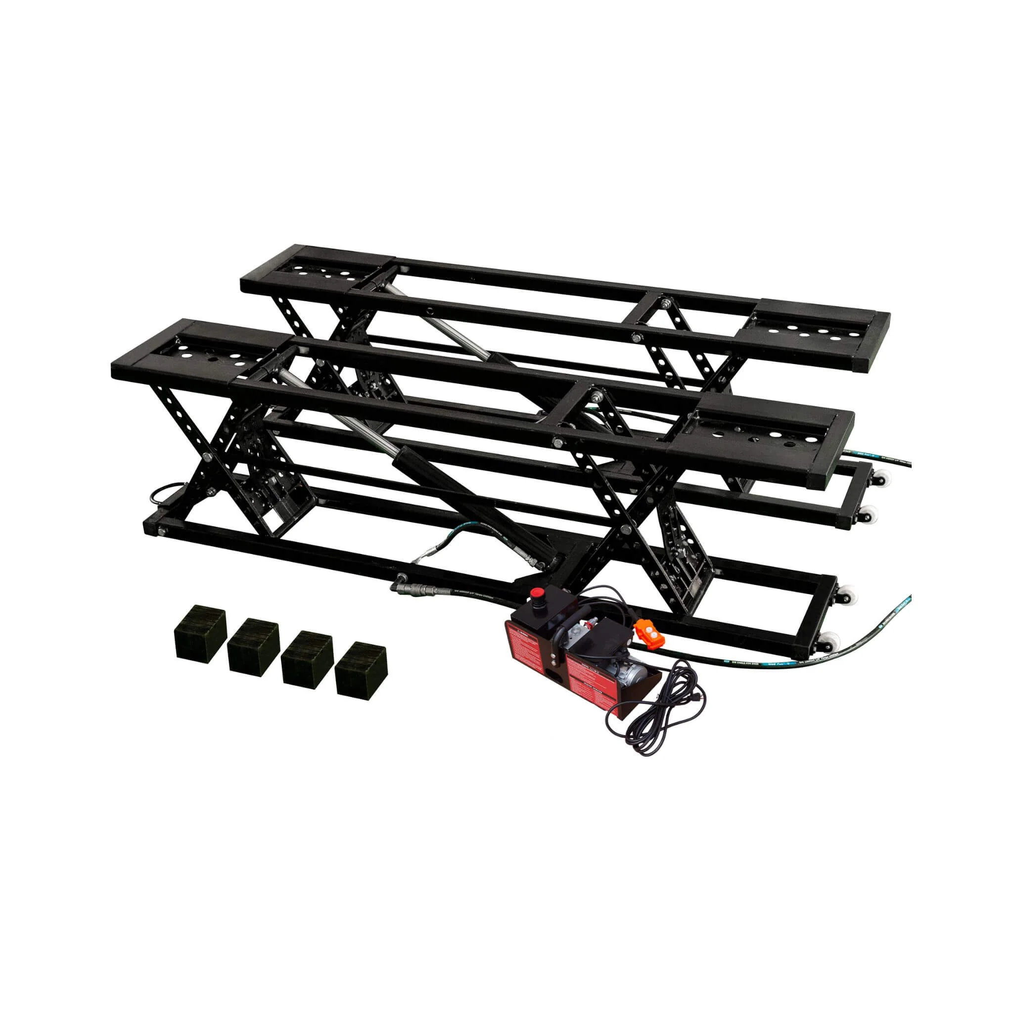 Heavy-Duty Portable 7000 LBS Car Lift Jack With Locking Levels (SAK10574) - Image 12