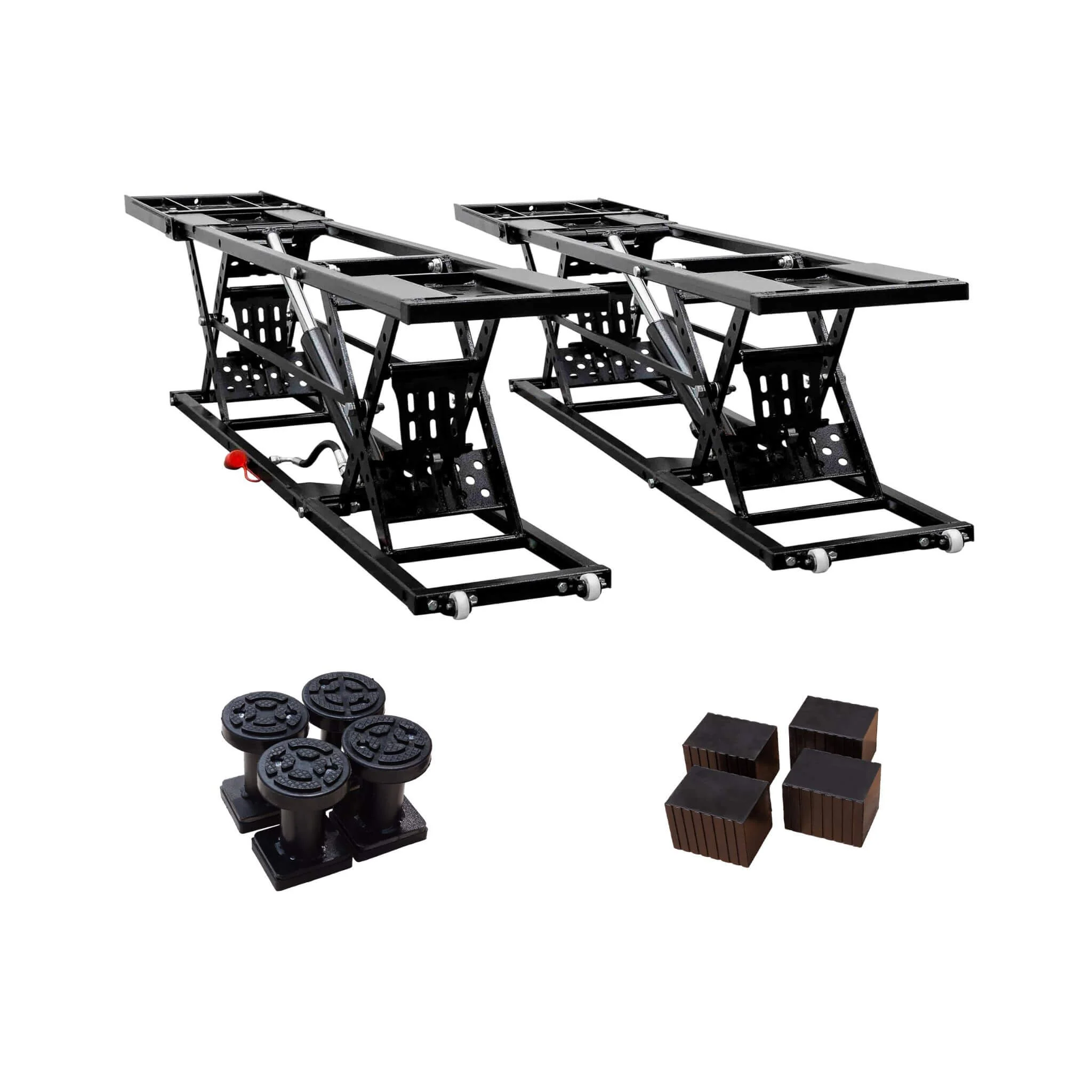 Heavy-Duty Portable 7000 LBS Car Lift Jack With Locking Levels (SAK10574) - Image 6