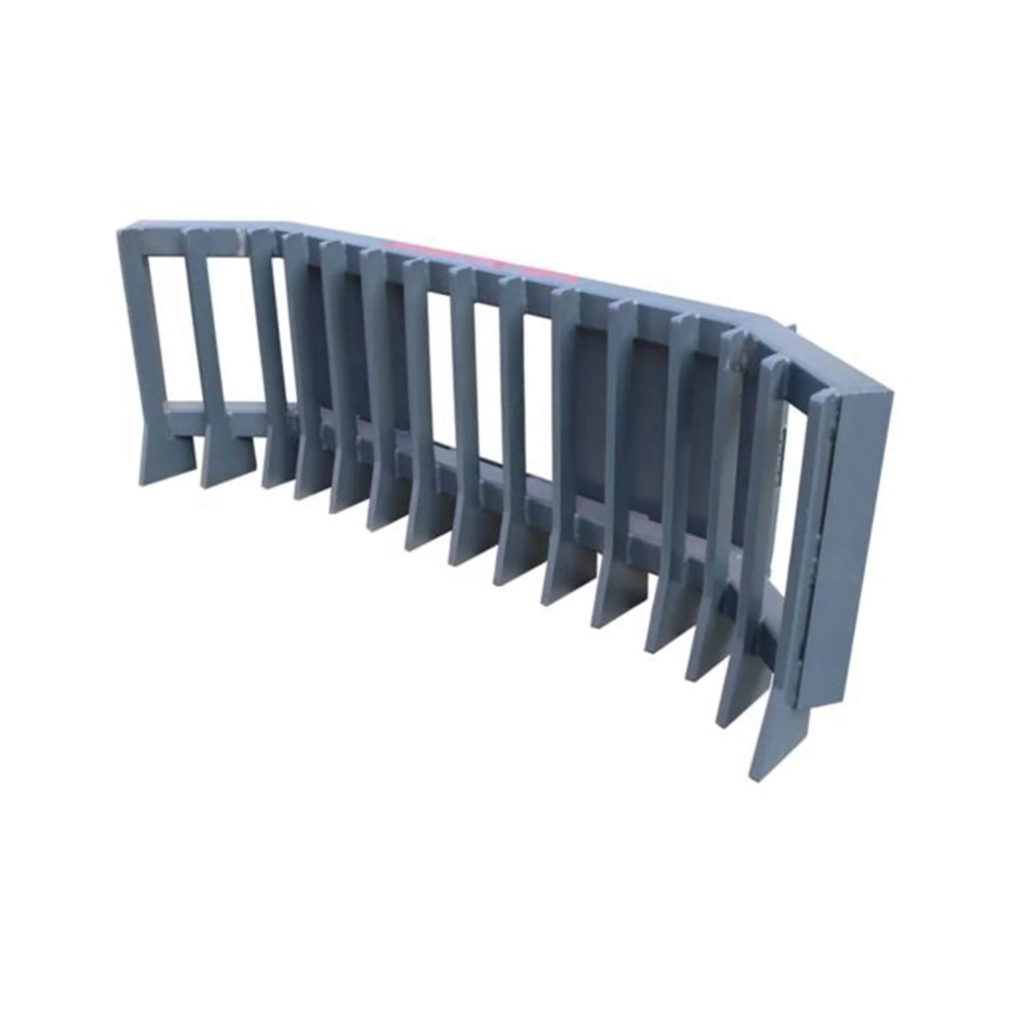 Heavy-Duty Push Stick Rake Skid Steer Attachment With Quick Attach (SAK60185) - Image 3