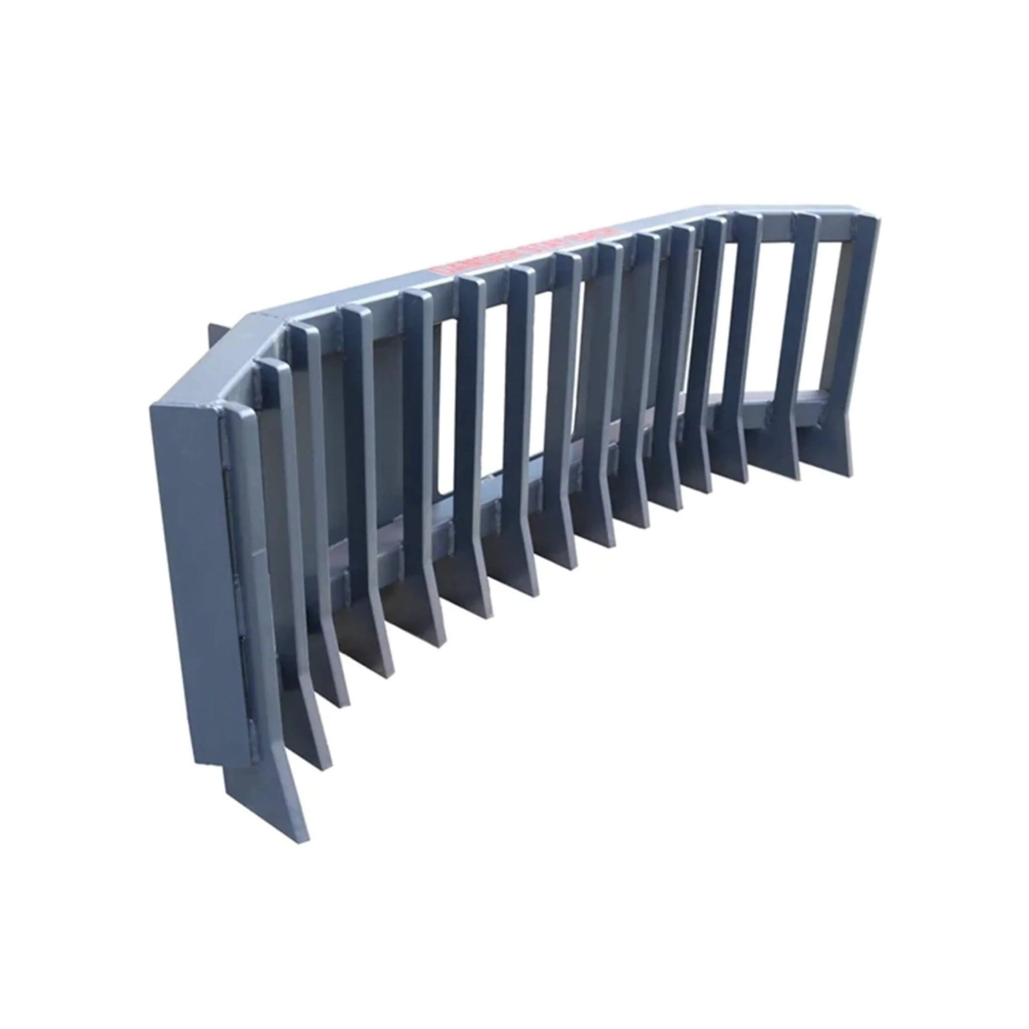 Heavy-Duty Push Stick Rake Skid Steer Attachment With Quick Attach (SAK60185) - Image 5