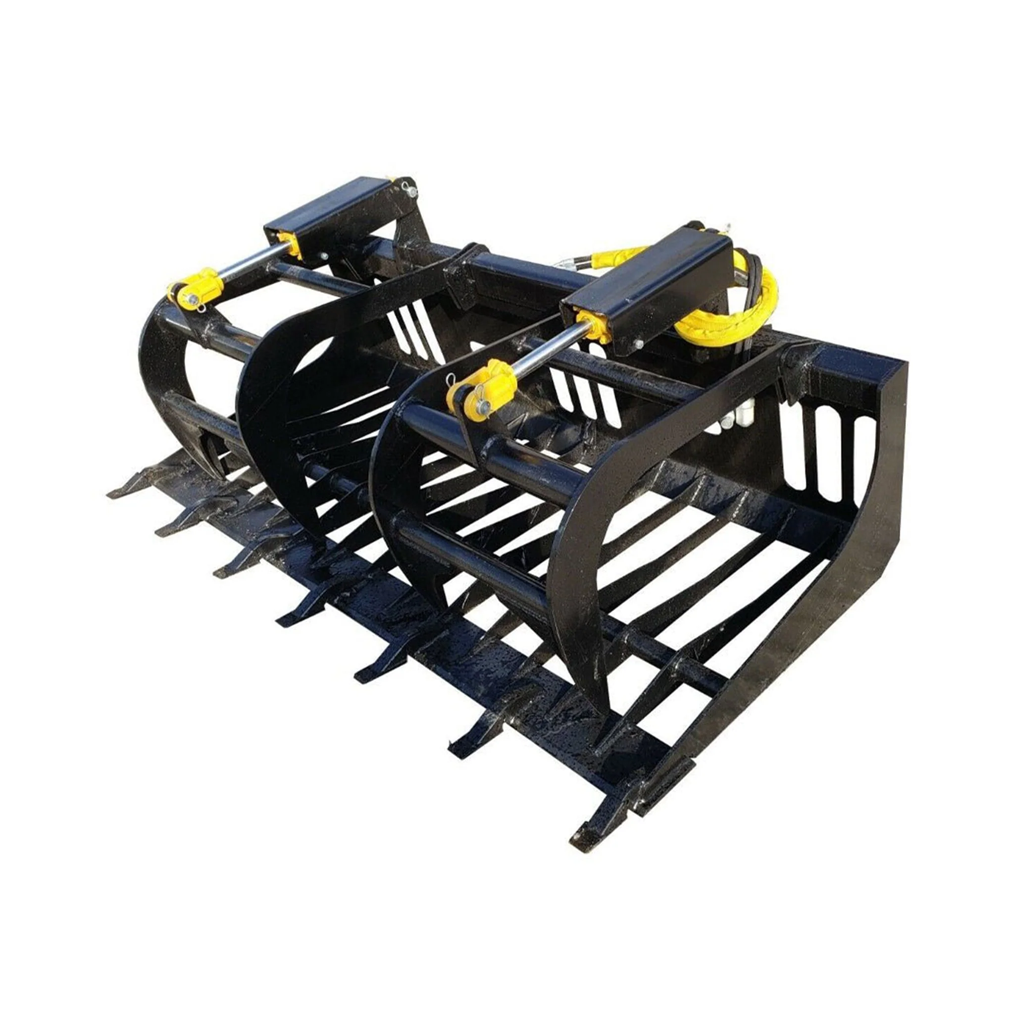 Heavy-Duty Rock Grapple Skidsteer Attachment With Universal Quick Attach, 78-Inch (SAK16483) - Image 5