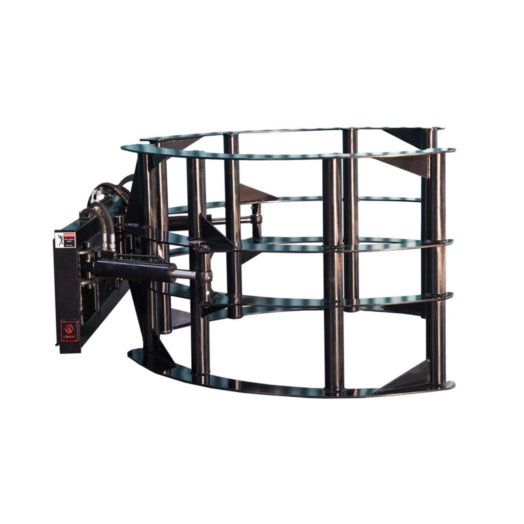Heavy-Duty Round Hay Bale Grab Skid Steer Attachment (SAK45980) - Image 3