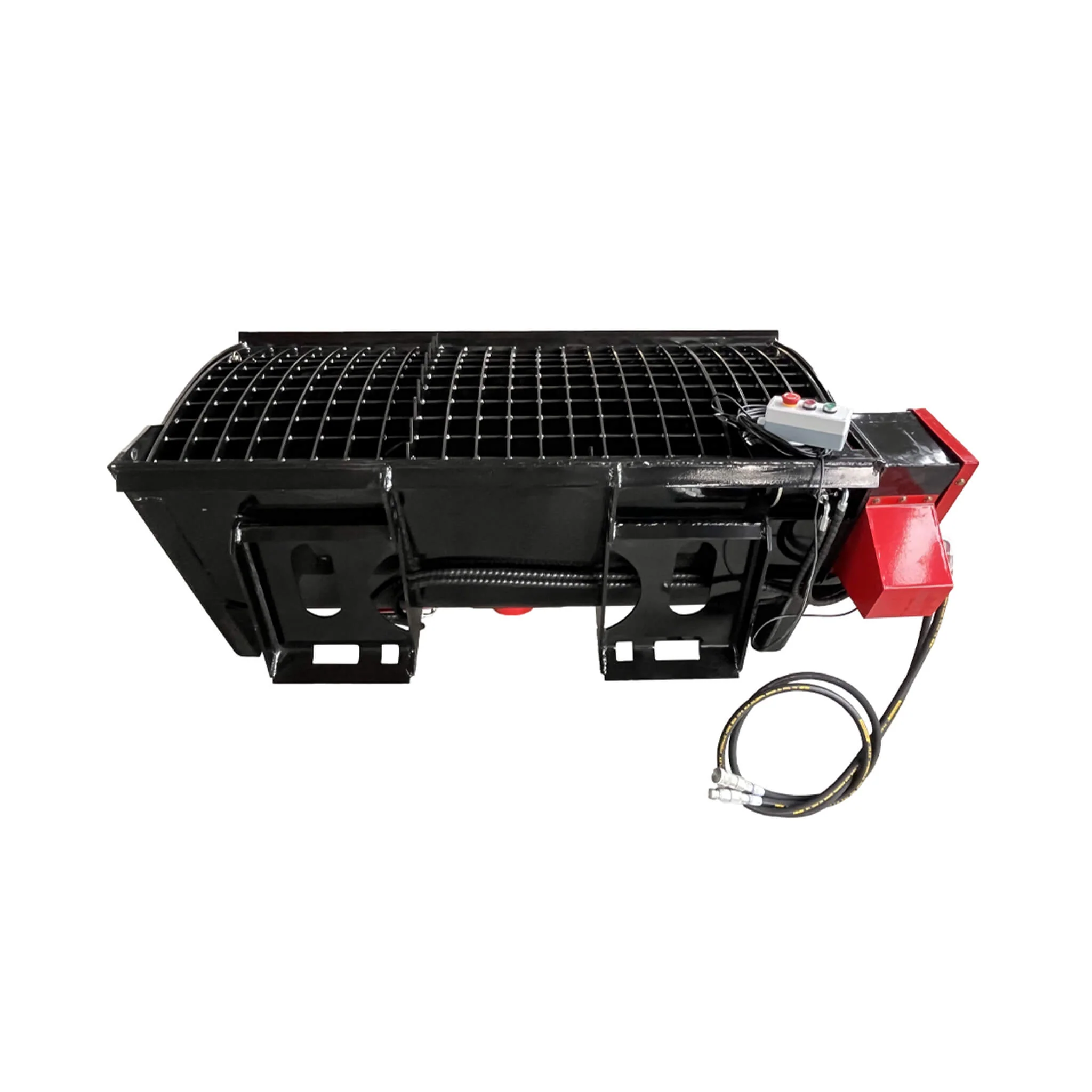 Heavy-Duty Self Loading Skid Steer Concrete Mixer Bucket Attachment With Universal Mount Plate (SAK48914) - Image 3