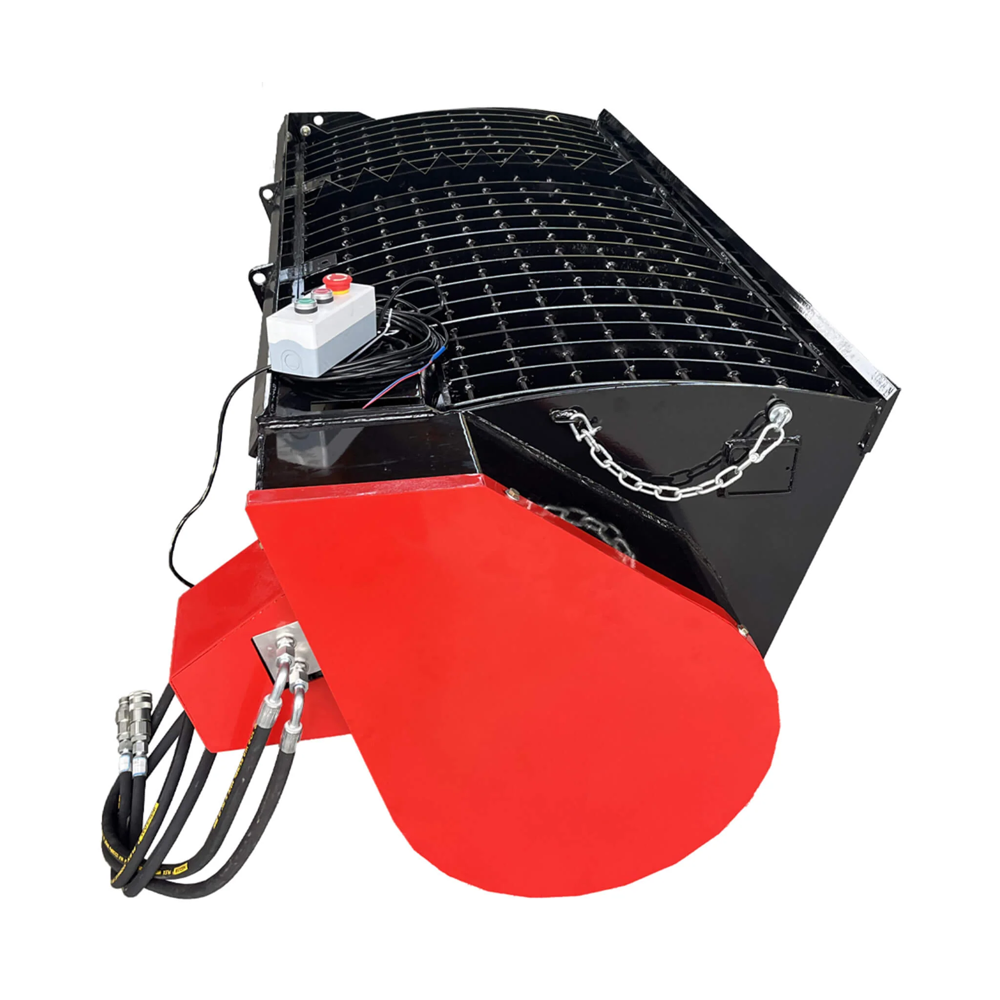 Heavy-Duty Self Loading Skid Steer Concrete Mixer Bucket Attachment With Universal Mount Plate (SAK48914) - Image 4
