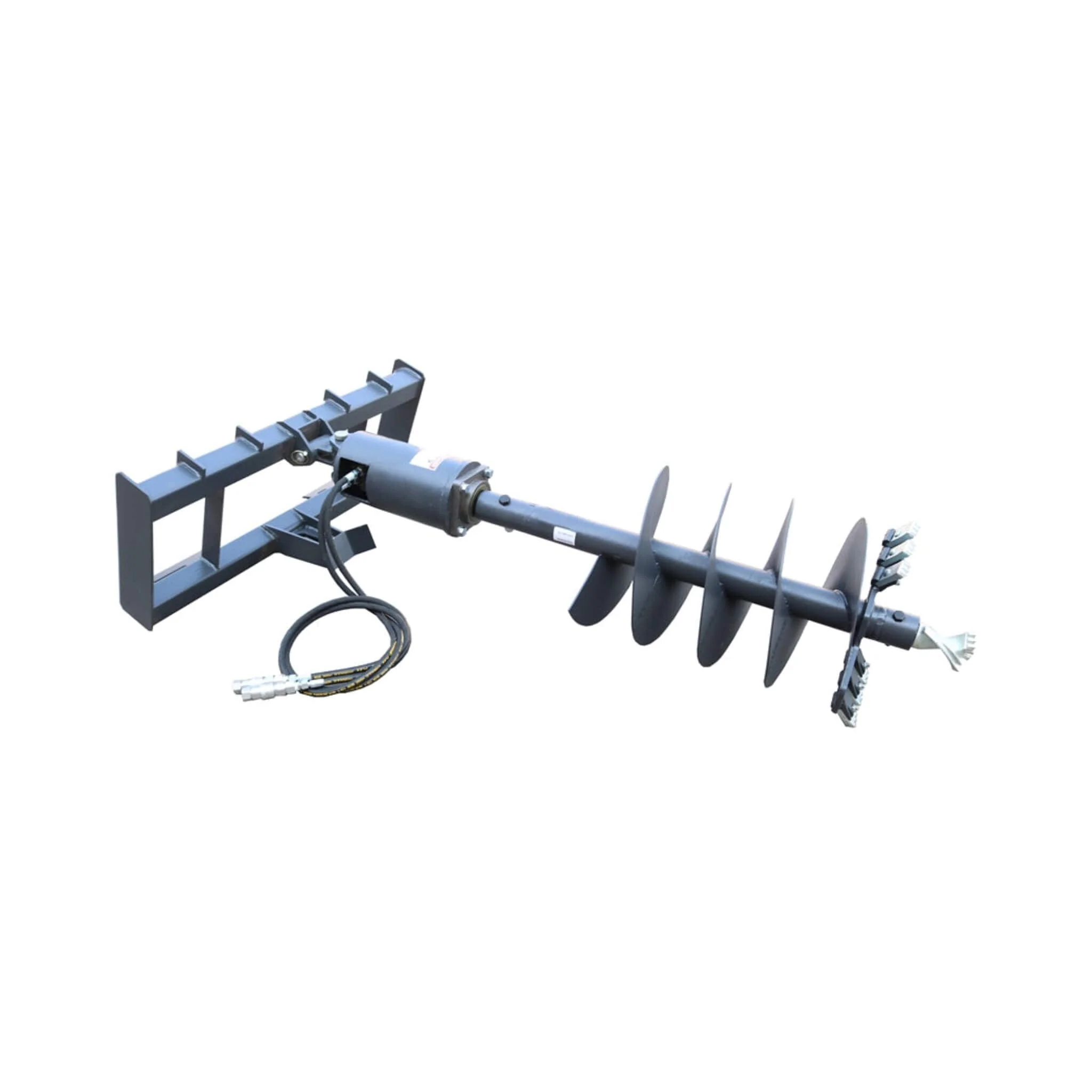 Heavy-Duty Skid Steer Auger Drive Attachment With 12-Inch Post Hole Bit (SAK25169) - Image 3