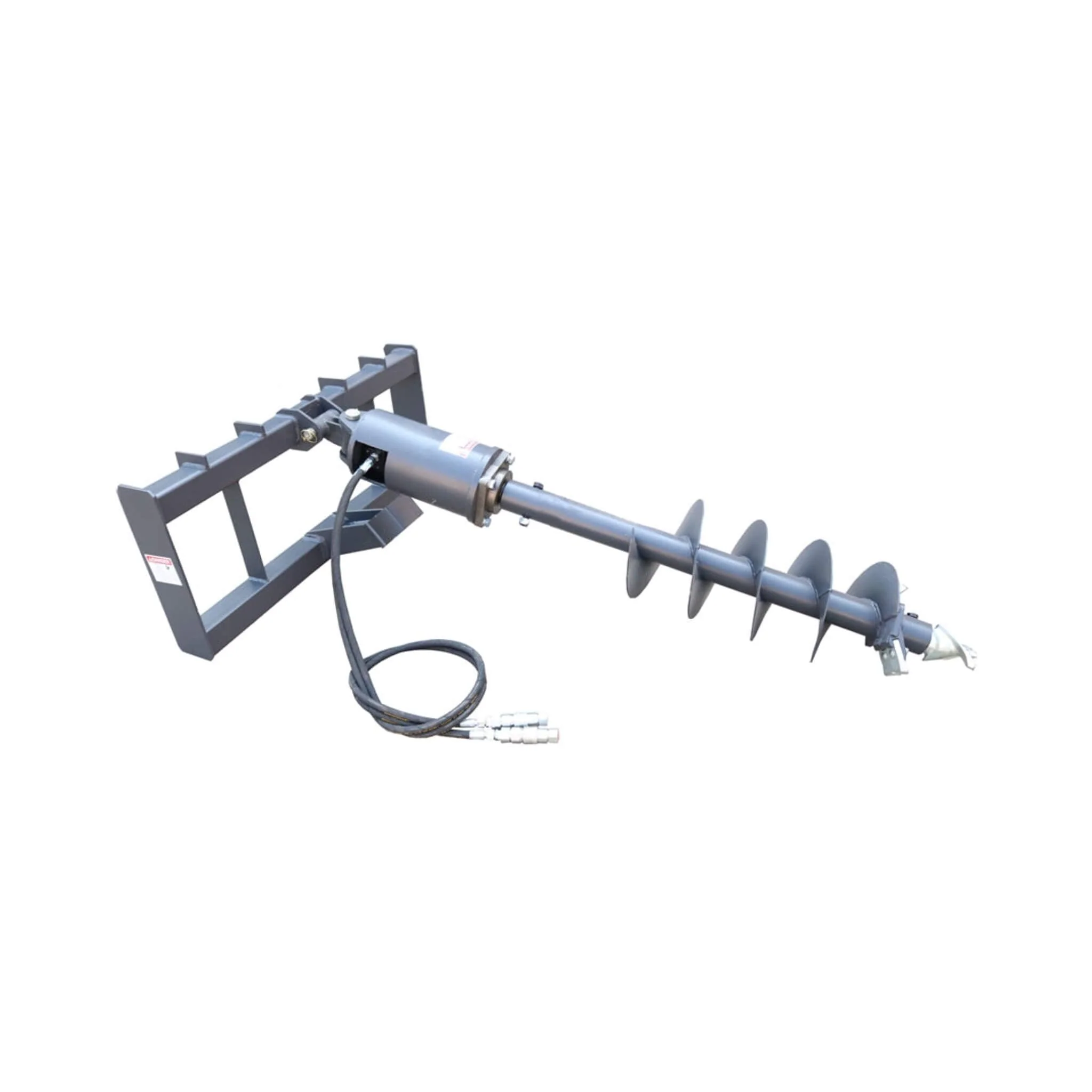 Heavy-Duty Skid Steer Auger Drive Attachment With 12-Inch Post Hole Bit (SAK25169) - Image 6