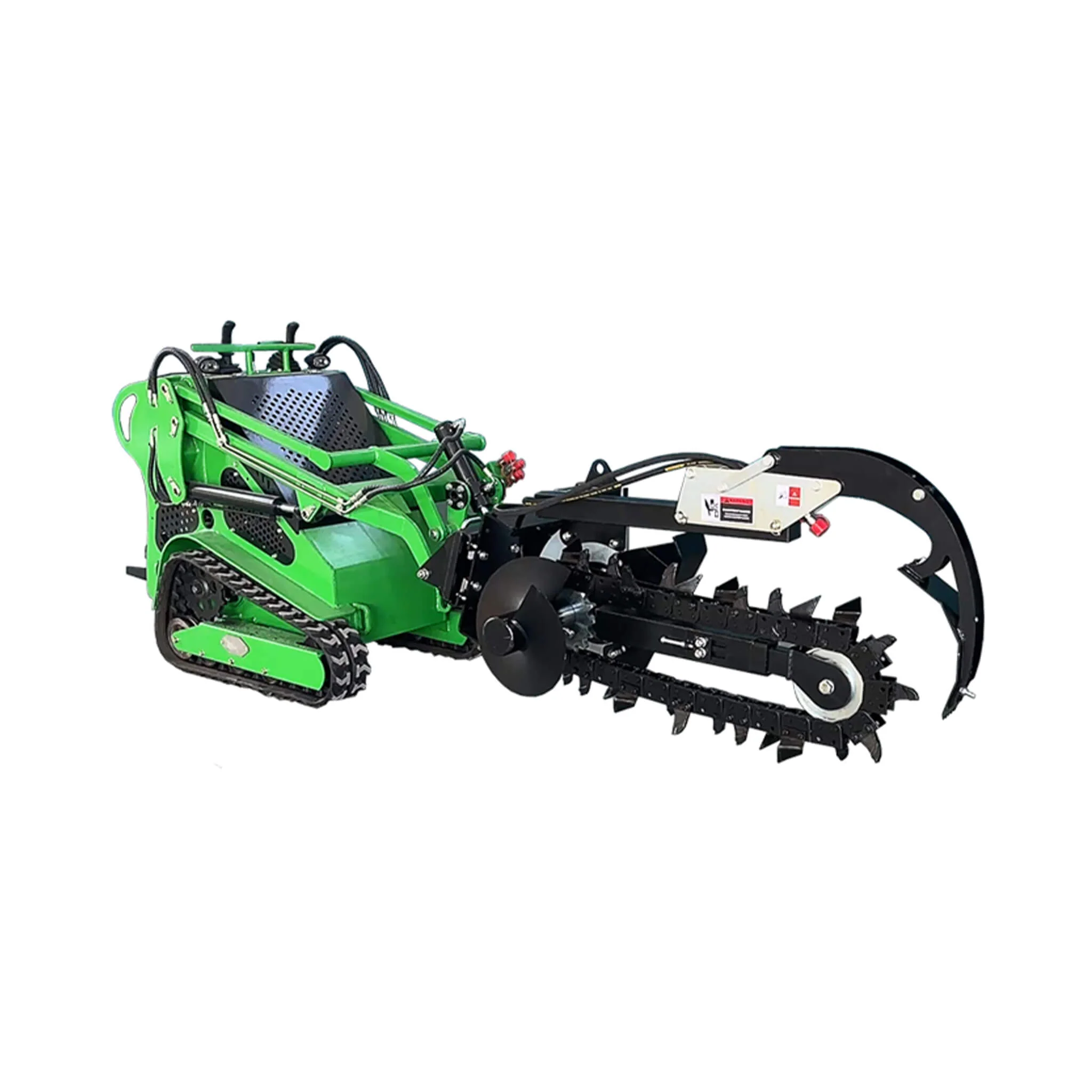 Heavy-Duty Skid Steer Trencher Attachment With With Adjustable Depth Control And Universal Mount Plate (SAK20451) - Image 5