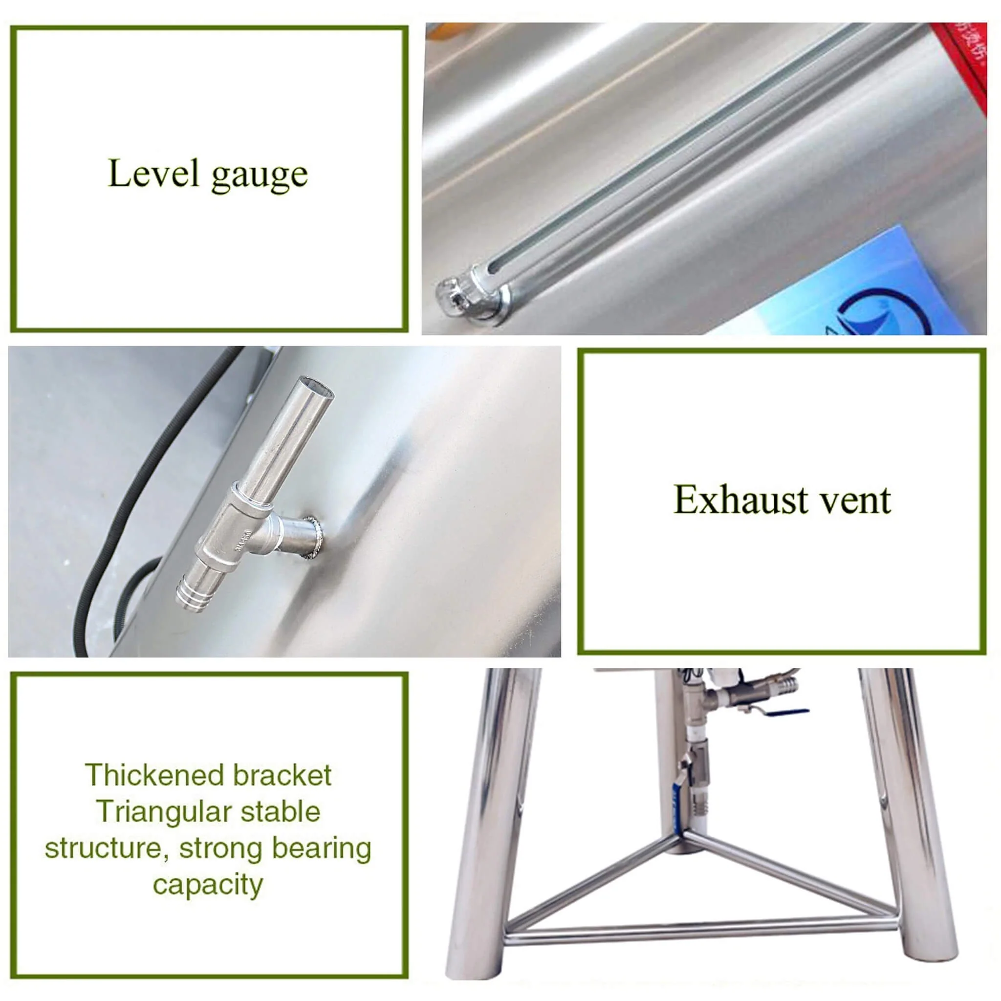 Heavy-Duty Stainless Steel Commercial Milk And Ice Cream Mix Pasteurizer Machine [Without Plug] (SAK81320) - Image 3