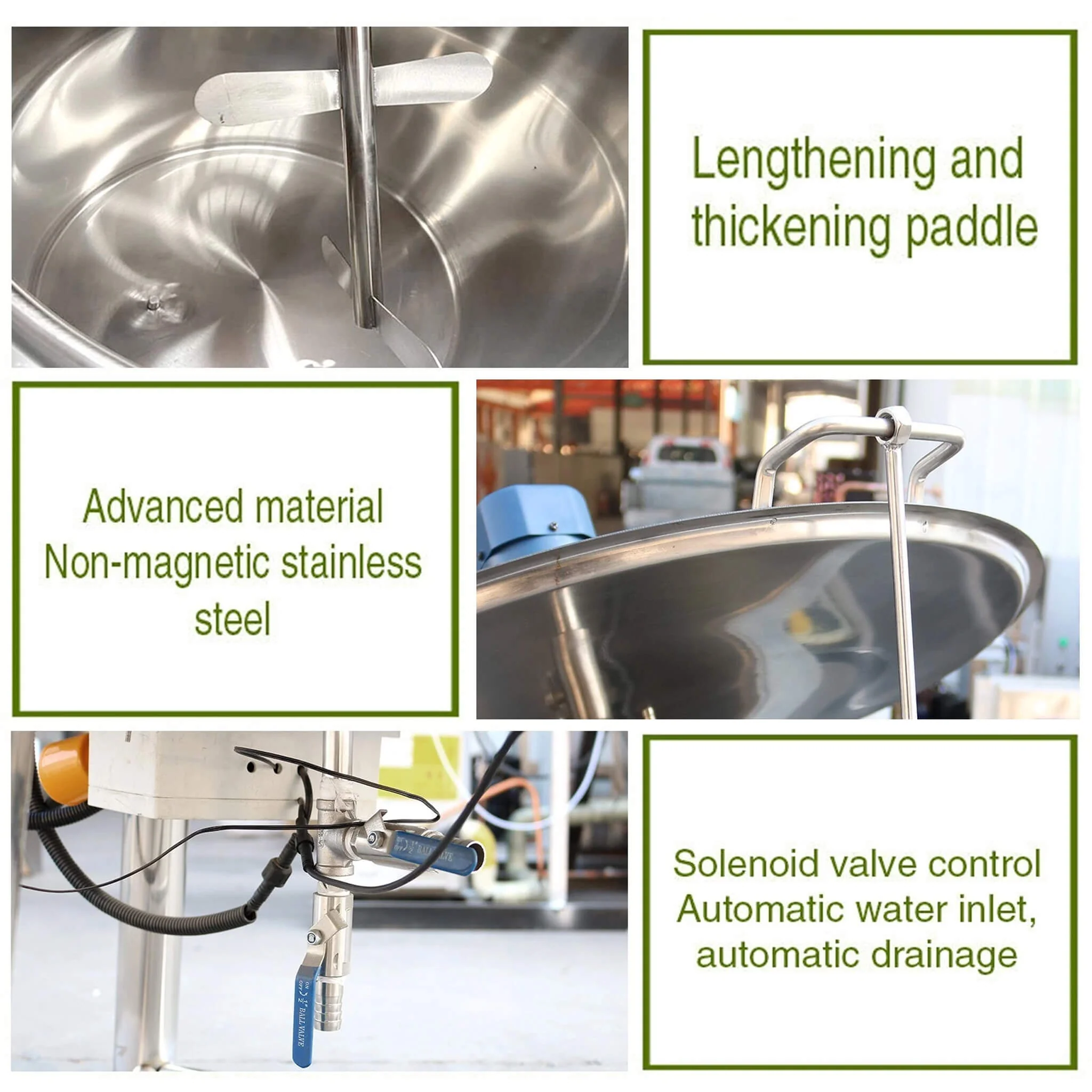 Heavy-Duty Stainless Steel Commercial Milk And Ice Cream Mix Pasteurizer Machine [Without Plug] (SAK81320) - Image 4