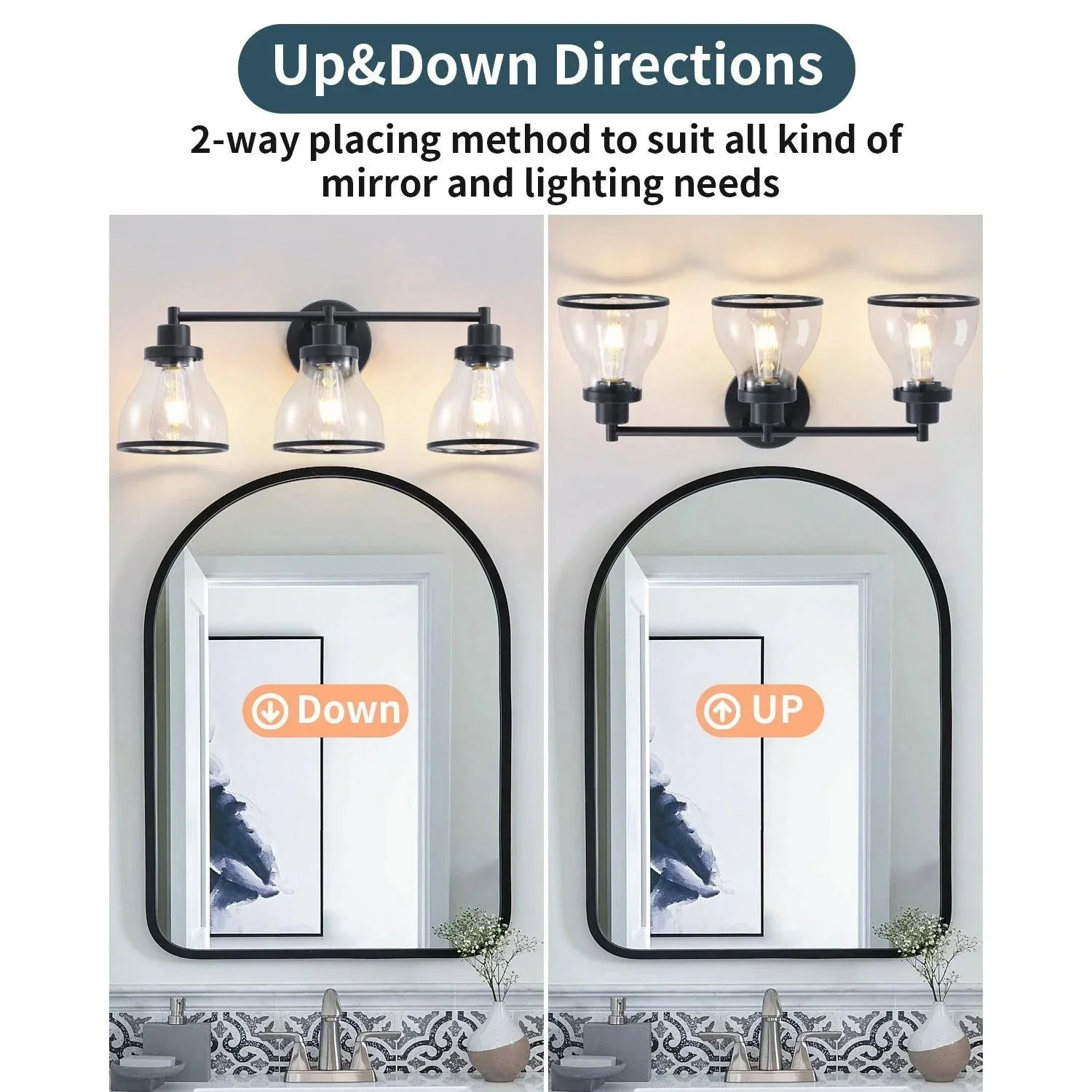 Hermosa Modern 3-Light Bathroom Vanity Light - Image 14