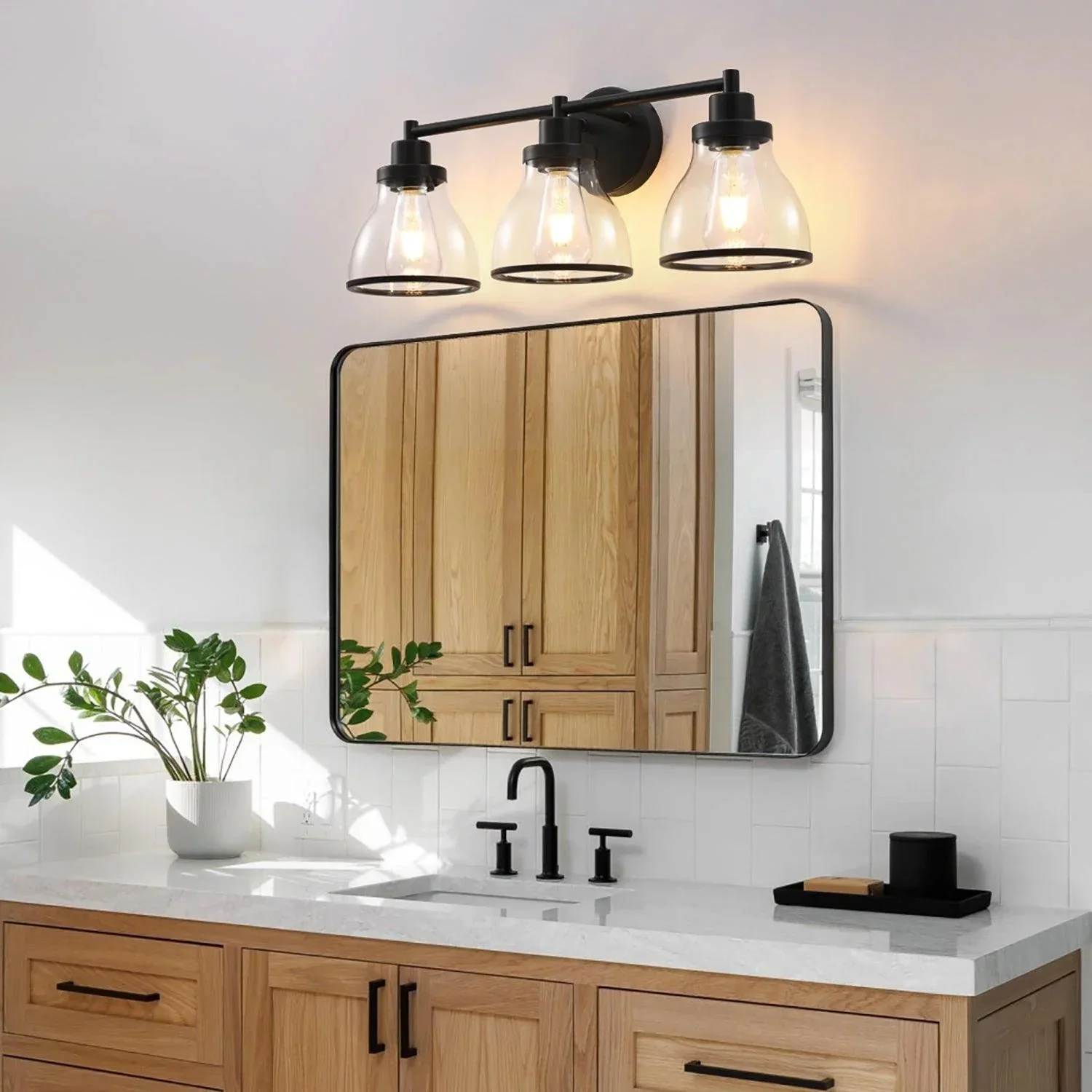 Hermosa Modern 3-Light Bathroom Vanity Light - Image 19