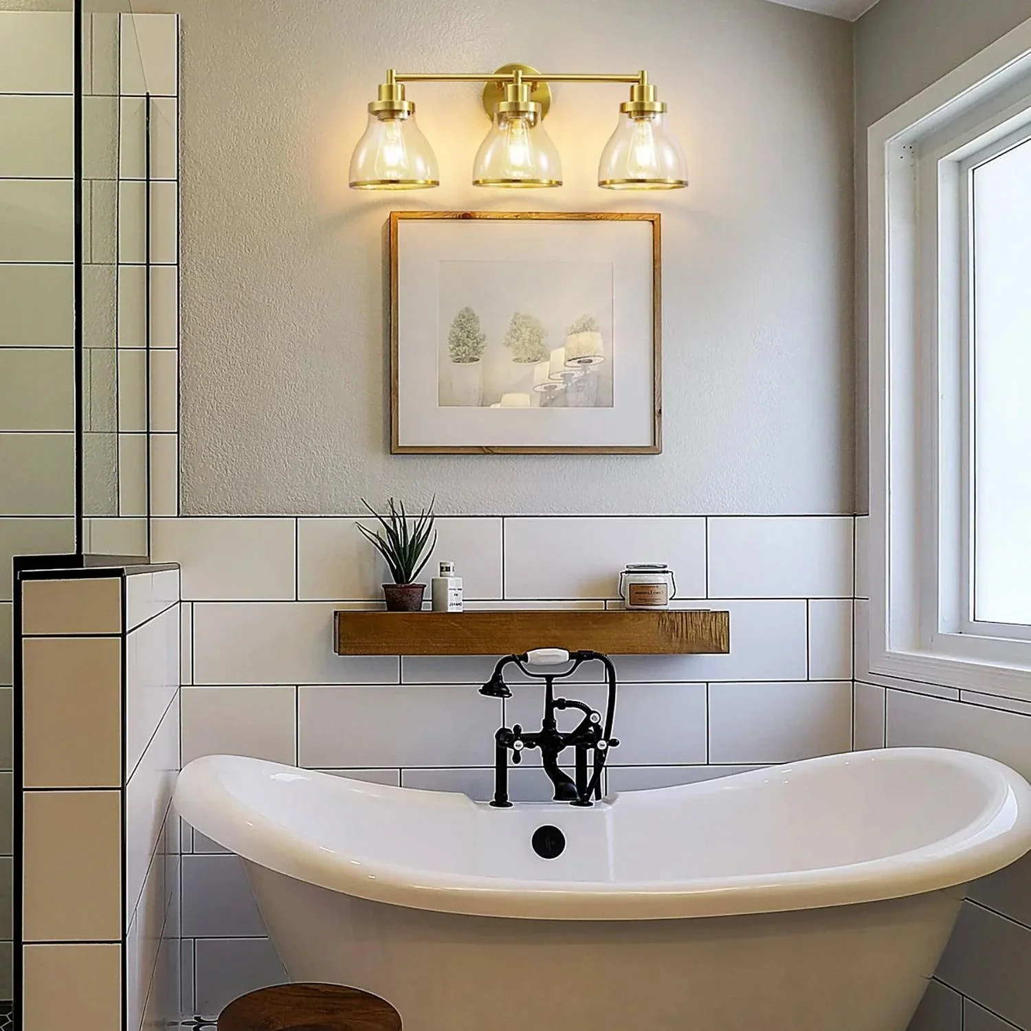 Hermosa Modern 3-Light Bathroom Vanity Light - Image 2